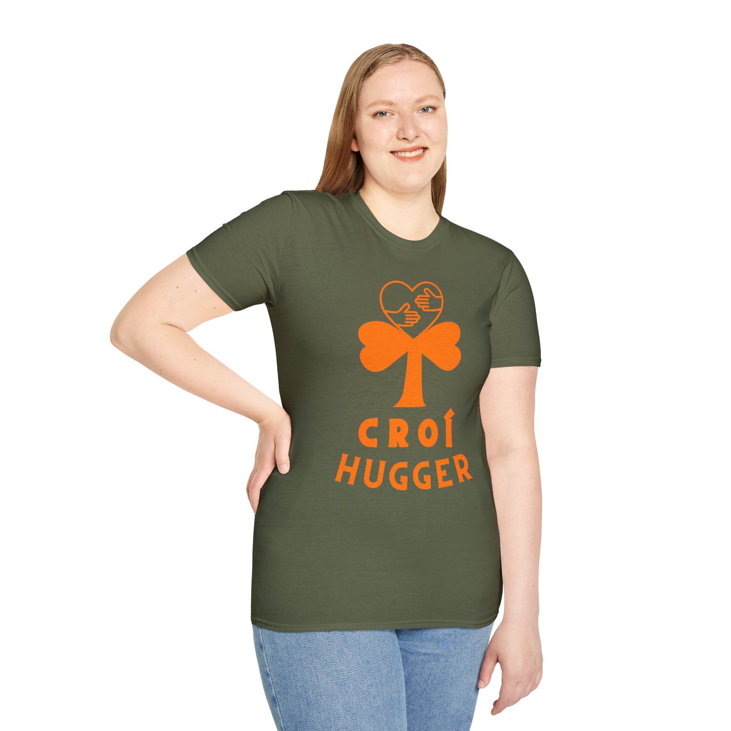 CROÍ HUGGER Unisex Softstyle 100% Cotton T-Shirt