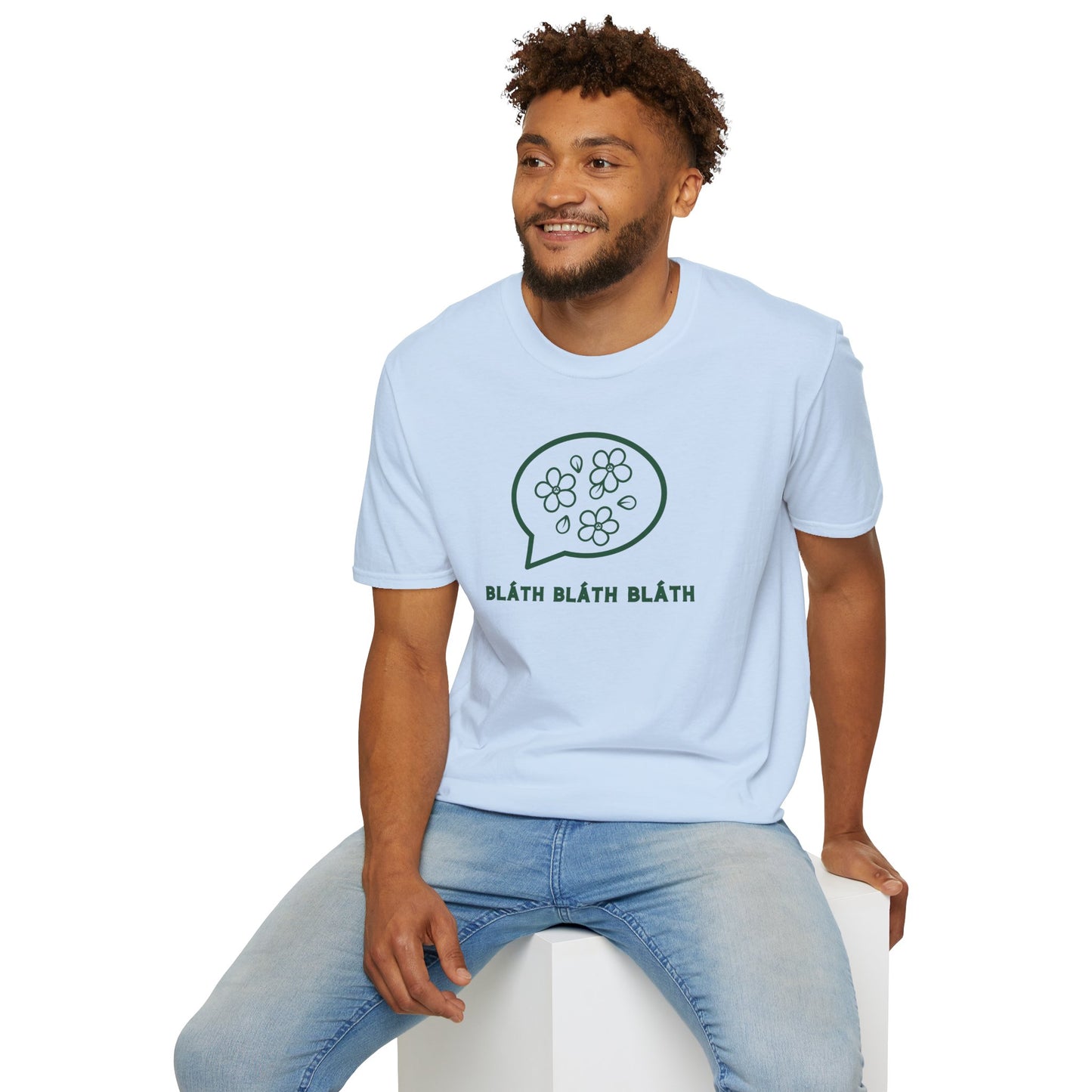 BLÁTH BLÁTH BLÁTH Unisex Softstyle 100% Cotton T-Shirt