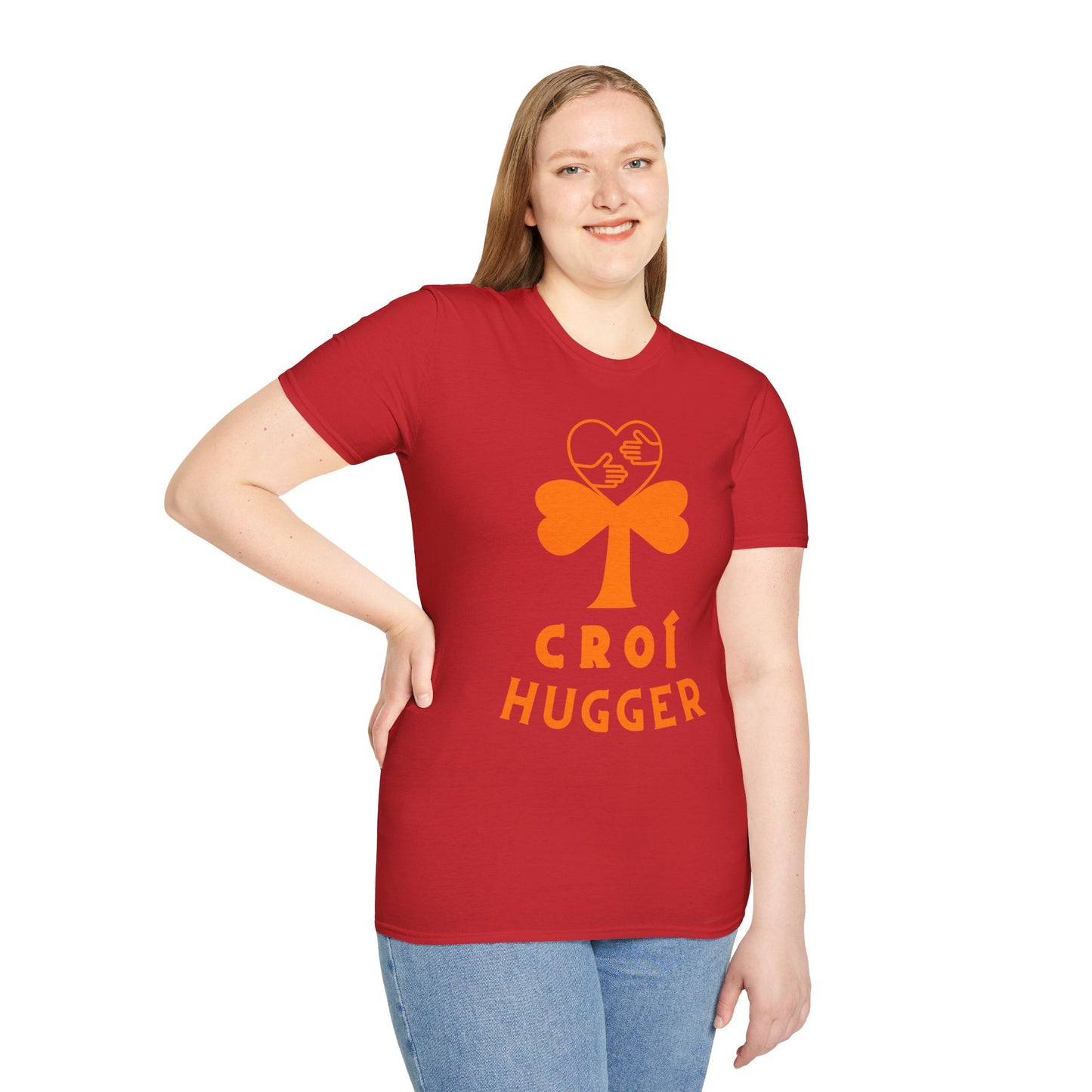 CROÍ HUGGER Unisex Softstyle 100% Cotton T-Shirt