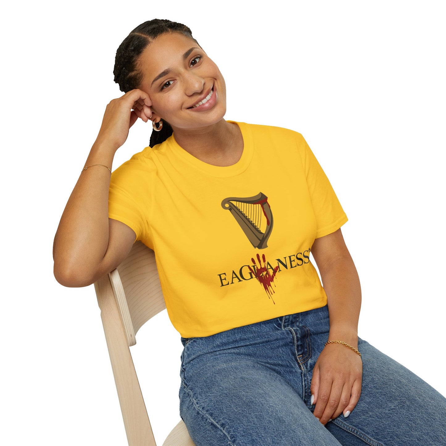 EAGLANESS 100% Cotton Unisex Softstyle T-Shirt