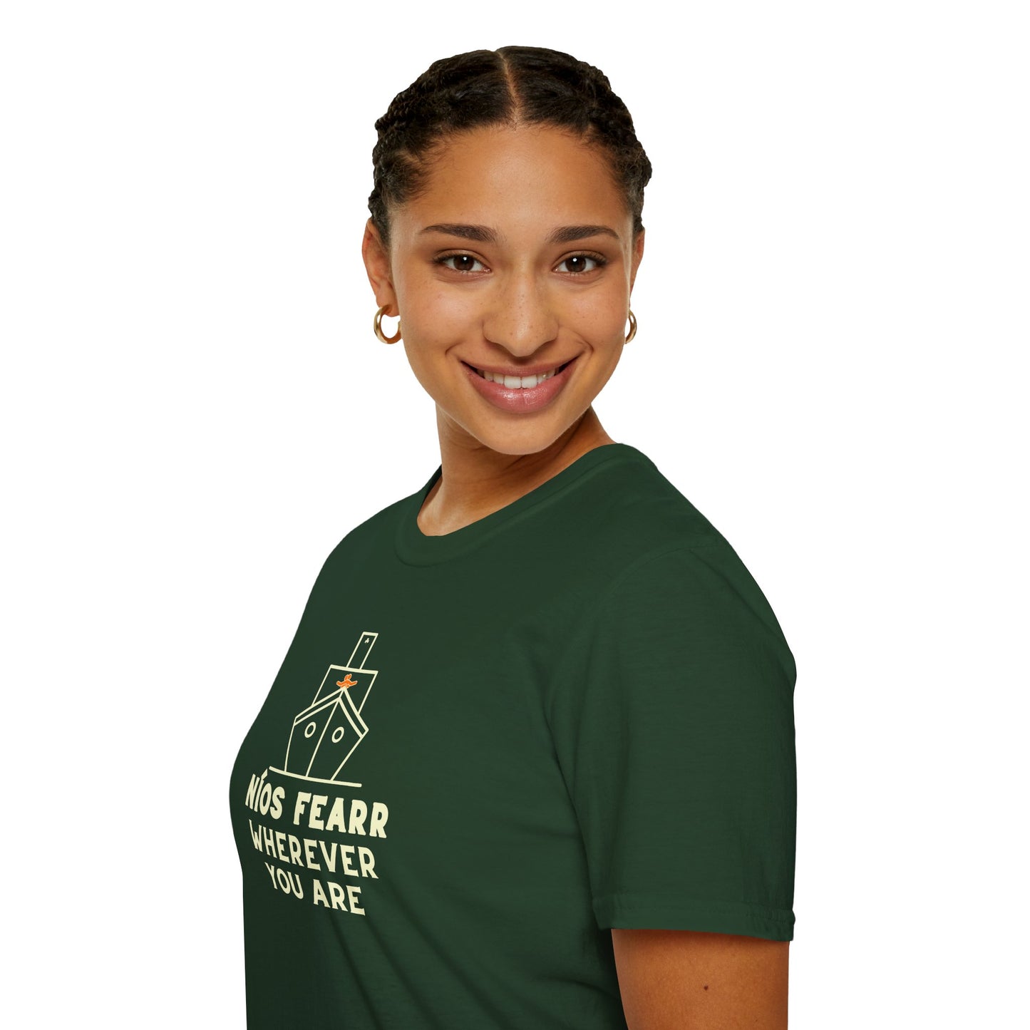 NÍOS FEARR WHEREVER YOU ARE Unisex Softstyle 100% Cotton T-Shirt
