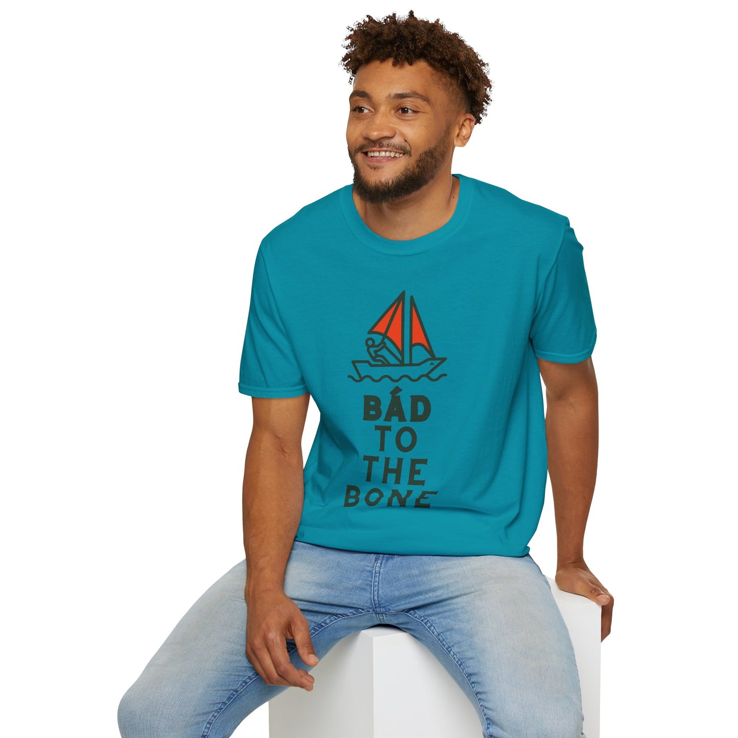 BÁD TO THE BONE Unisex Softsyle 100% Cotton T-shirt