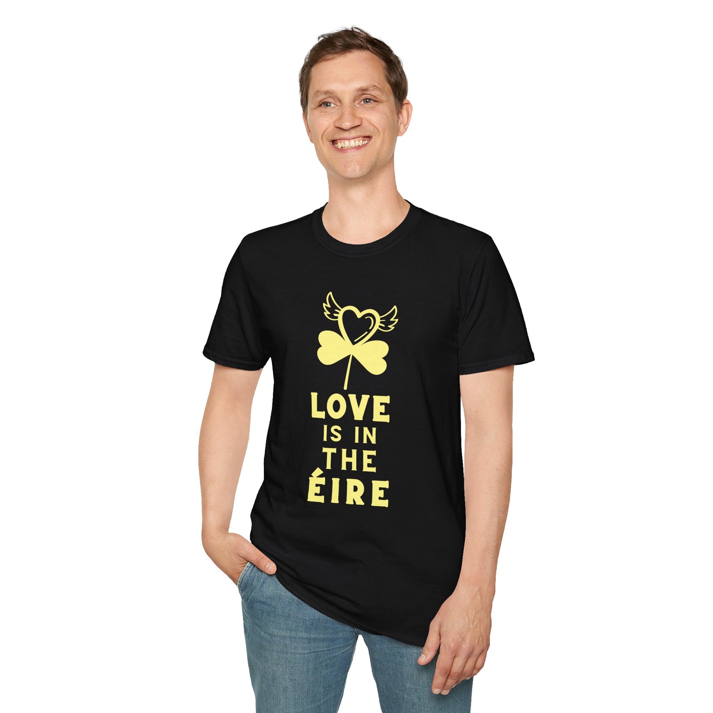 LOVE IS IN THE ÉIRE 2 Unisex Softstyle 100% Cotton T-Shirt
