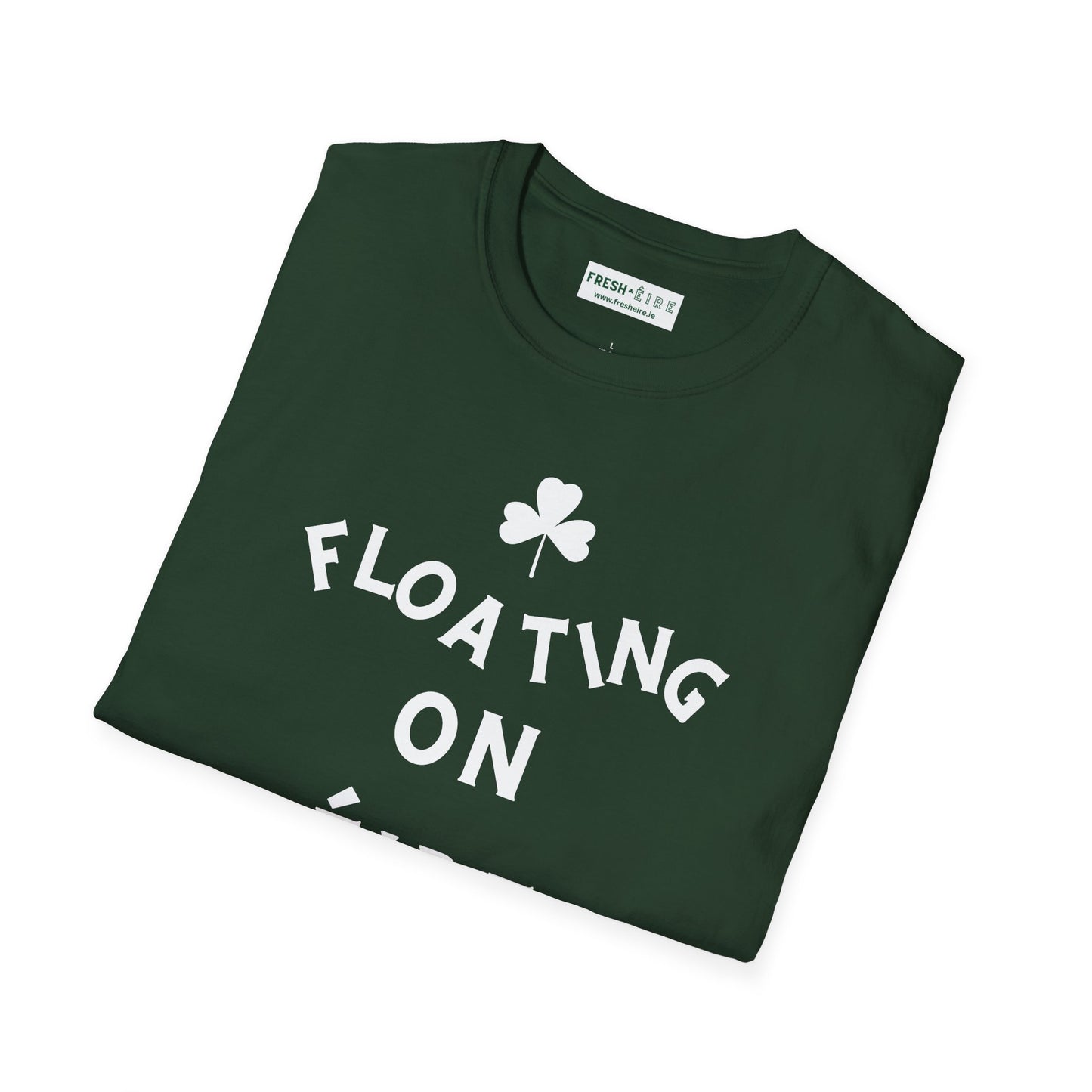 FLOATING ON ÉIRE Unisex Softstyle 100% Cotton T-Shirt