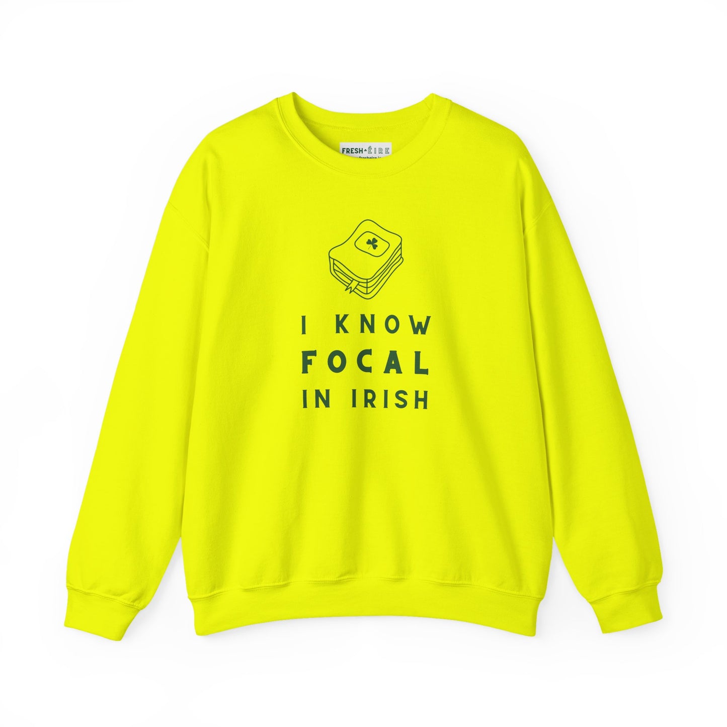 I KNOW FOCAL IN IRISH Unisex Heavy Blend™ Crewneck Sweatshirt
