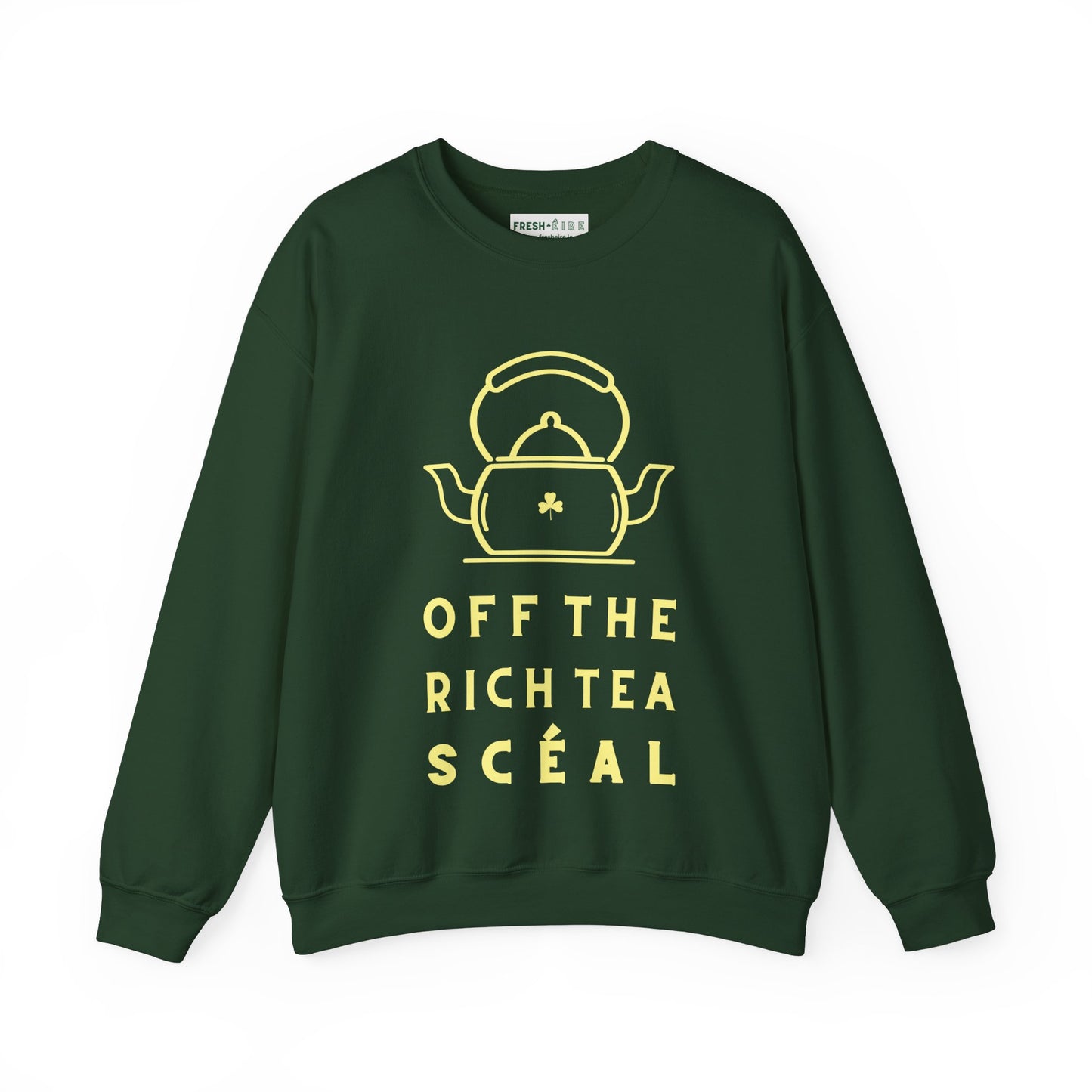 OFF THE RICH TEA SCÉAL Unisex Heavy Blend™ Crewneck Sweatshirt