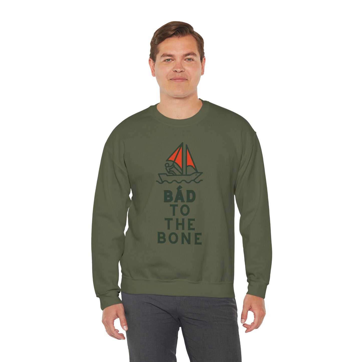 BÁD TO THE BONE Unisex Heavy Blend™ Crewneck Sweatshirt