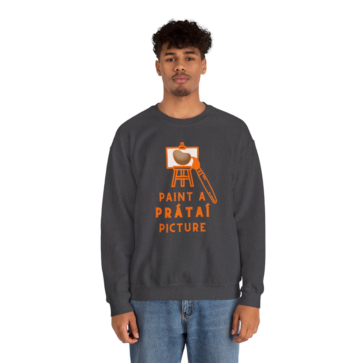 PAINT A PRÁTAÍ PICTURE Unisex Heavy Blend™ Crewneck Sweatshirt