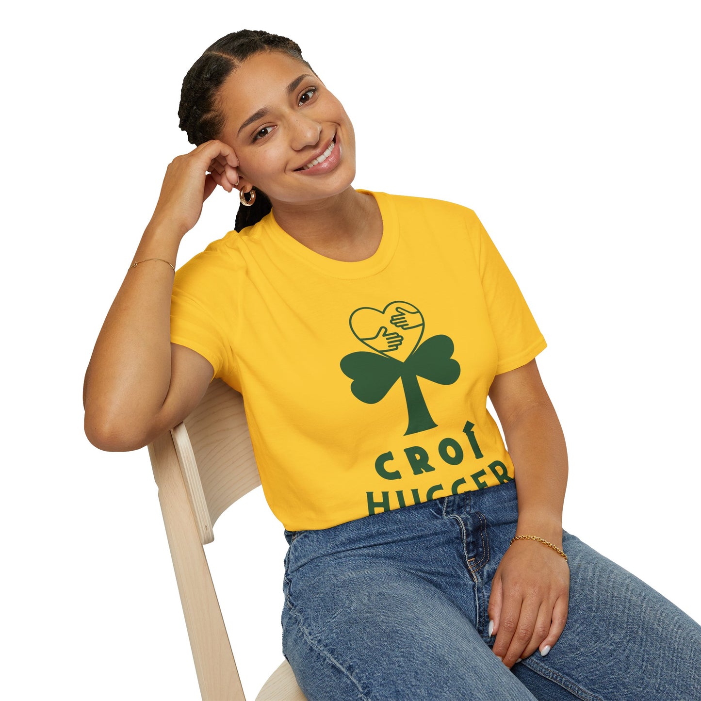 CROÍ HUGGER Unisex Softstyle 100% Cotton T-Shirt