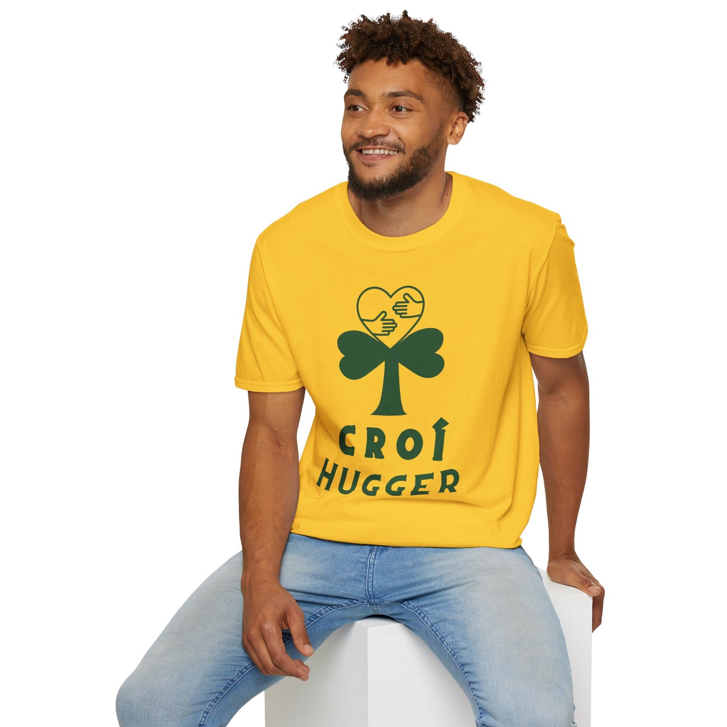CROÍ HUGGER Unisex Softstyle 100% Cotton T-Shirt