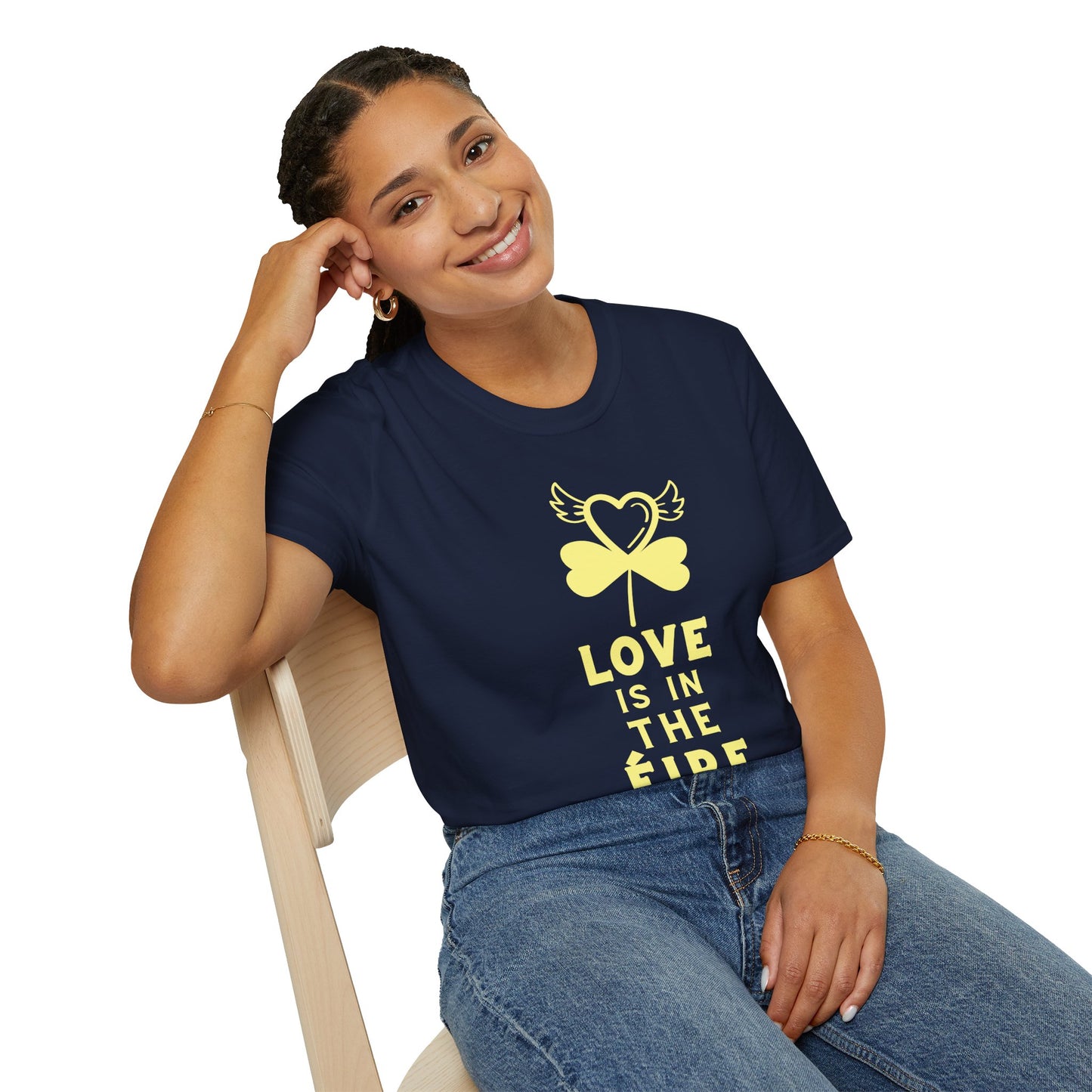 LOVE IS IN THE ÉIRE 2 Unisex Softstyle 100% Cotton T-Shirt