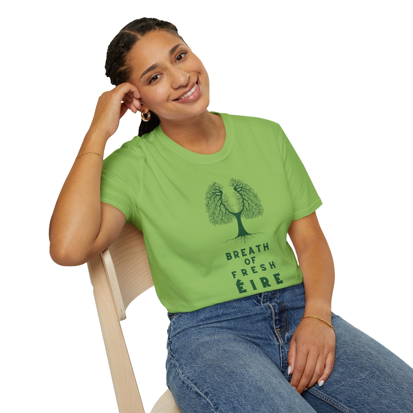 BREATH OF FRESH ÉIRE Unisex Softstyle 100% Cotton T-Shirt