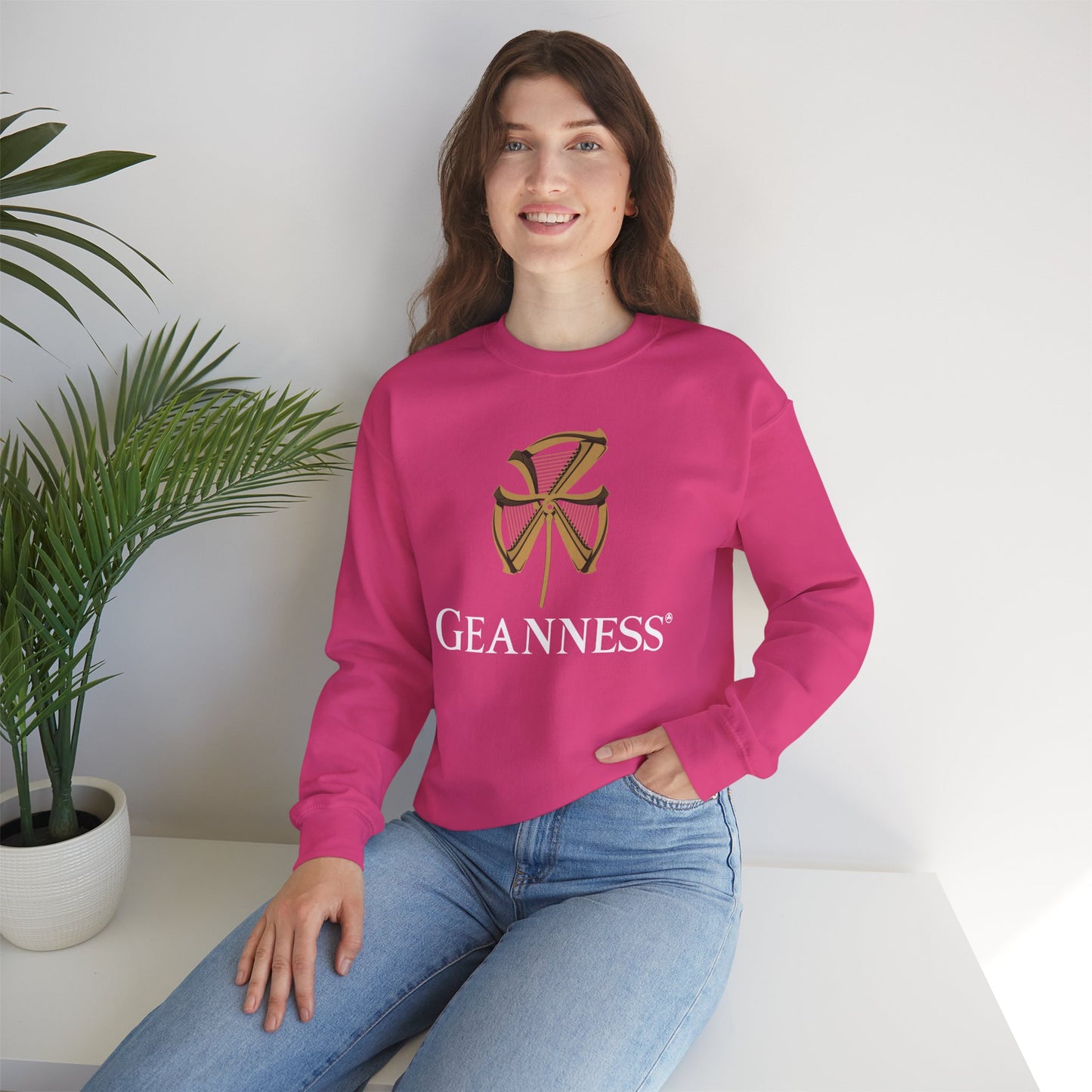 GEANNESS Unisex Heavy Blend Crewneck Sweatshirt