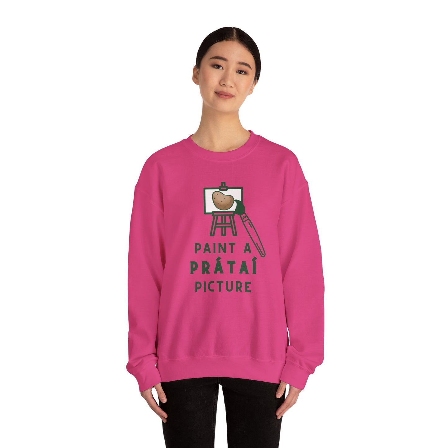PAINT A PRÁTAÍ PICTURE Unisex Heavy Blend™ Crewneck Sweatshirt