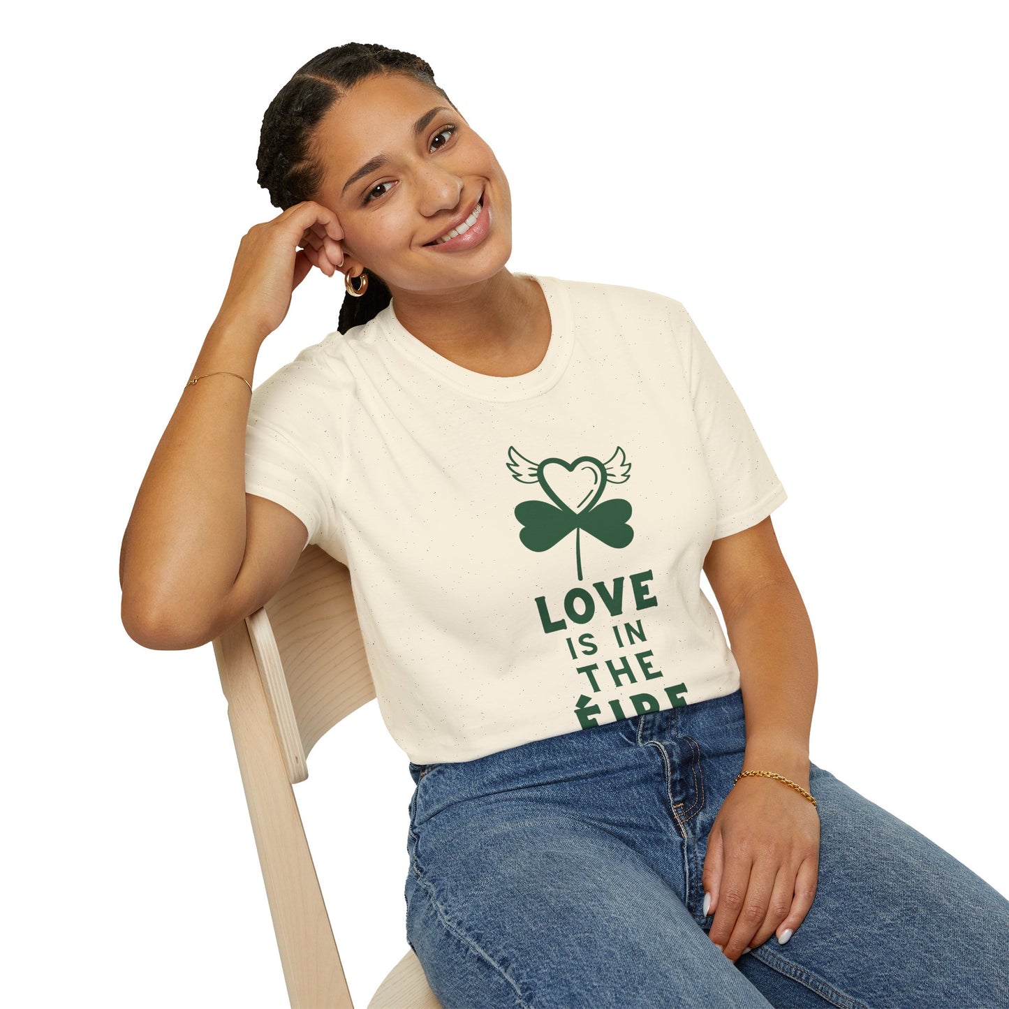 LOVE IS IN THE ÉIRE 2 Unisex Softstyle 100% Cotton T-Shirt
