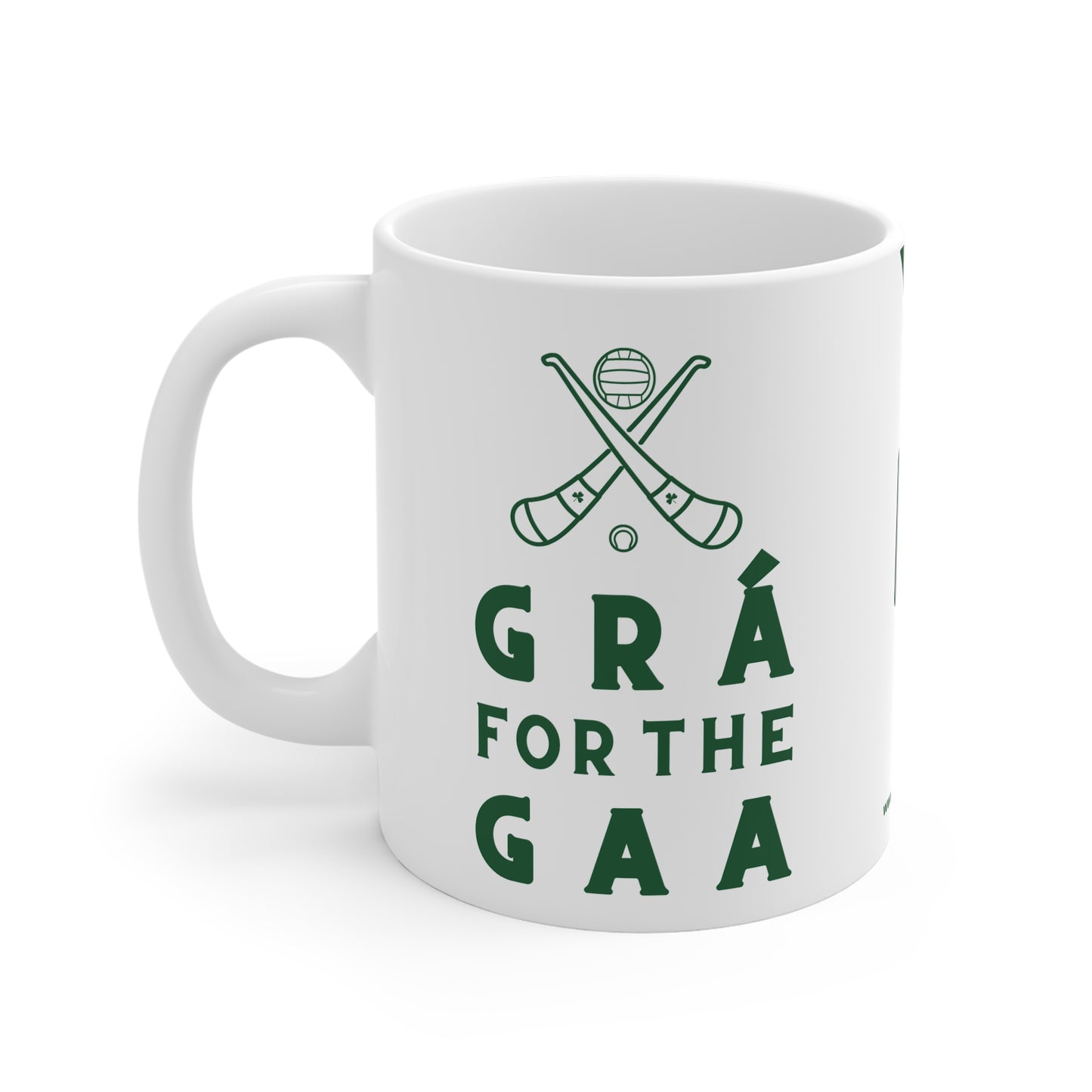 GRÁ FOR THE GAA 33cl White Ceramic Mug
