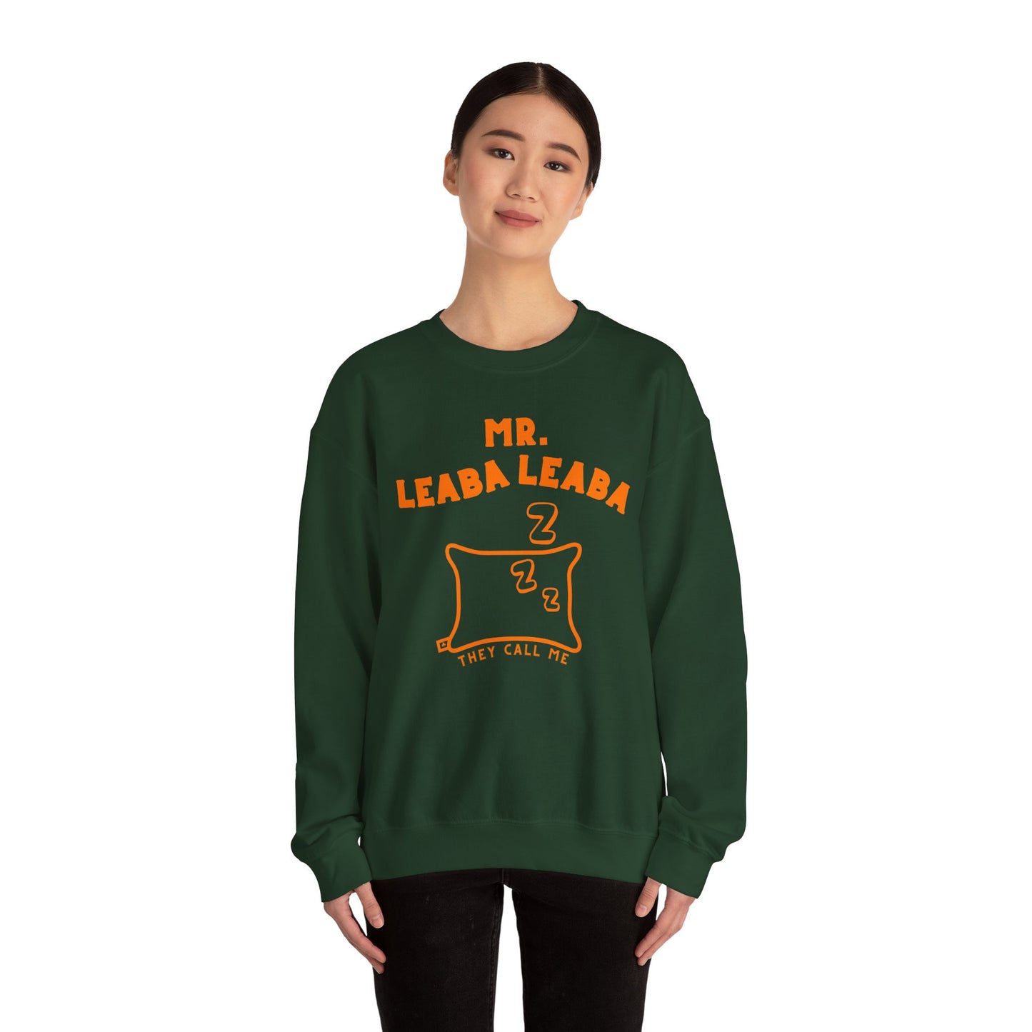 MR. LEABA LEABA (THEY CALL ME) Unisex Heavy Blend™ Crewneck Sweatshirt