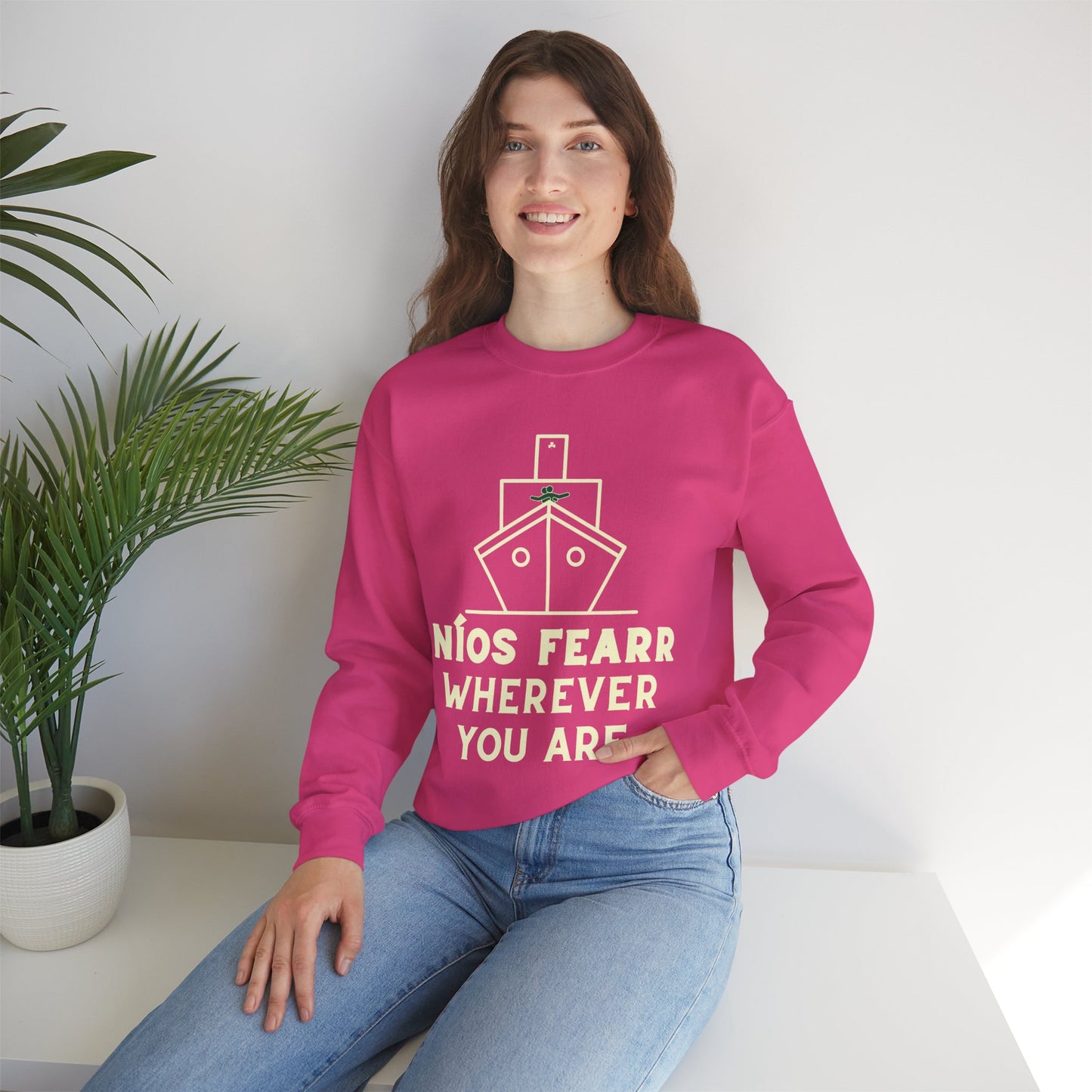 NÍOS FEARR, WHEREVER YOU ARE Unisex Heavy Blend™ Crewneck Sweatshirt