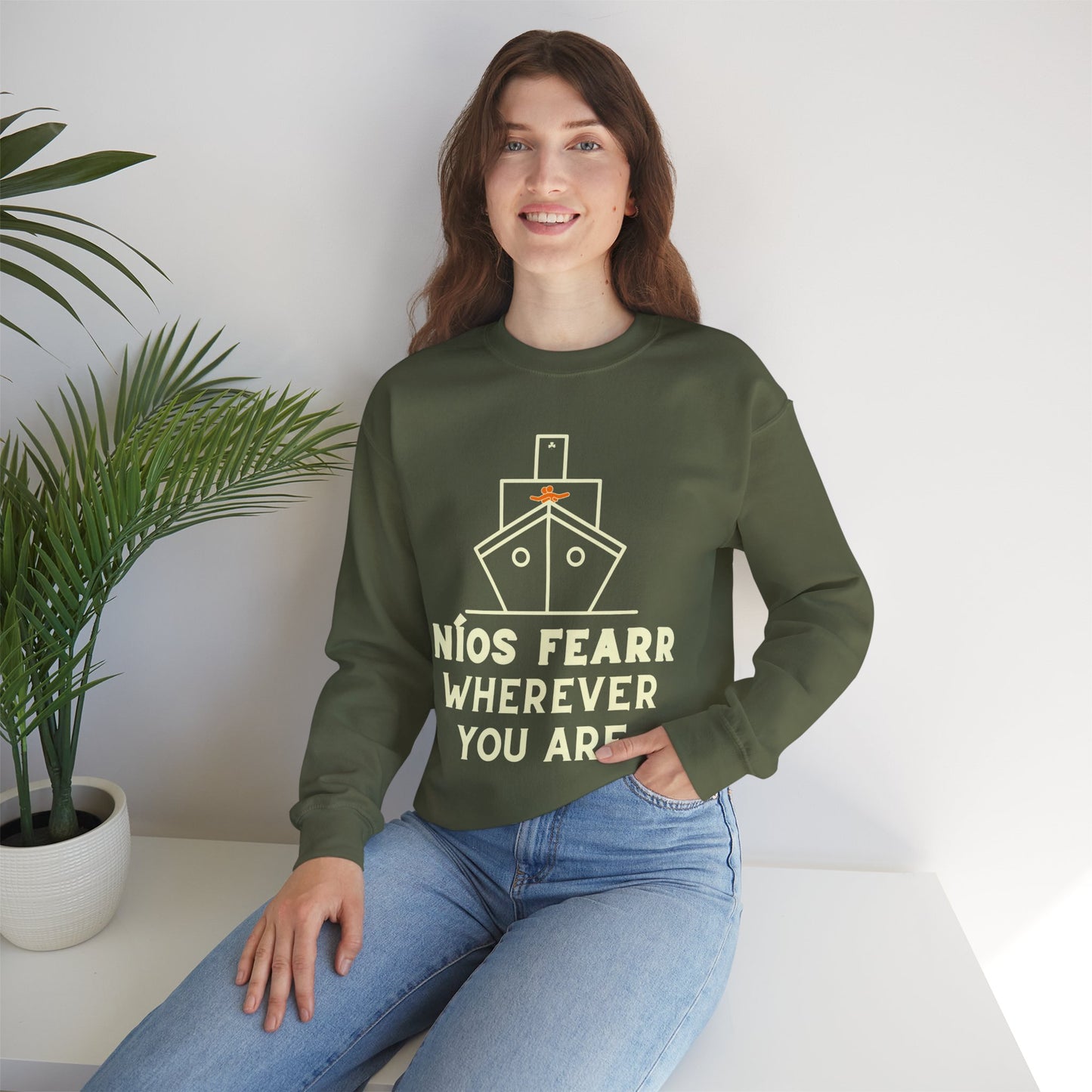 NÍOS FEARR, WHEREVER YOU ARE Unisex Heavy Blend™ Crewneck Sweatshirt