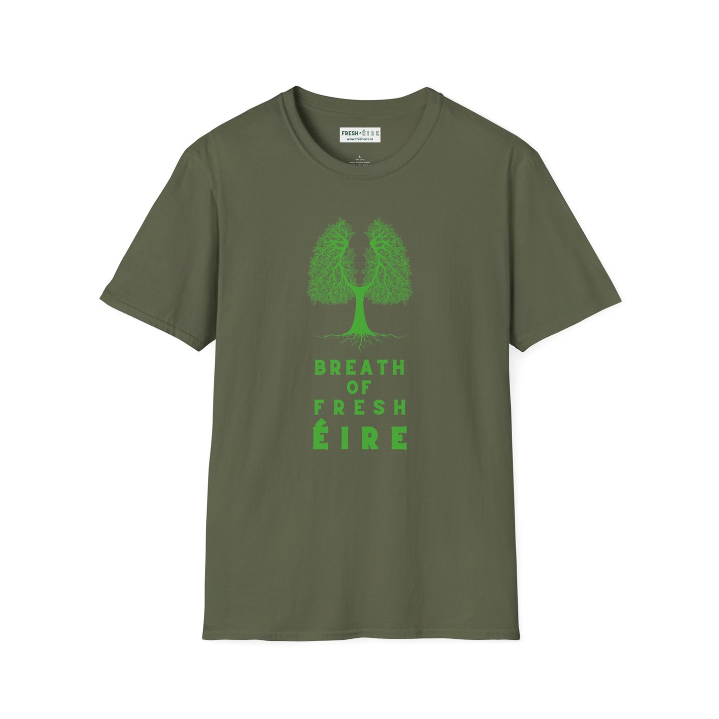 BREATH OF FRESH ÉIRE Unisex Softstyle 100% Cotton T-Shirt