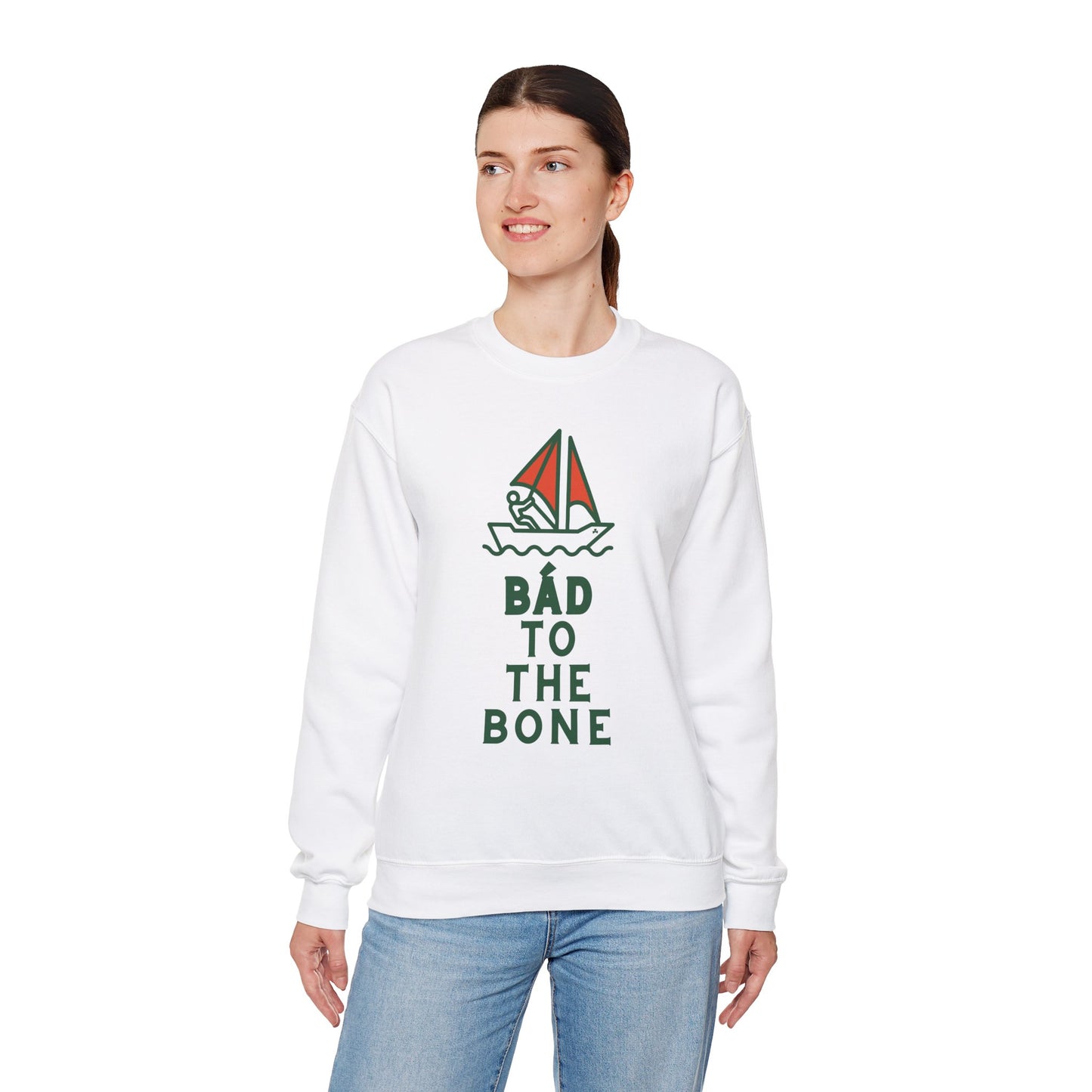 BÁD TO THE BONE Unisex Heavy Blend™ Crewneck Sweatshirt