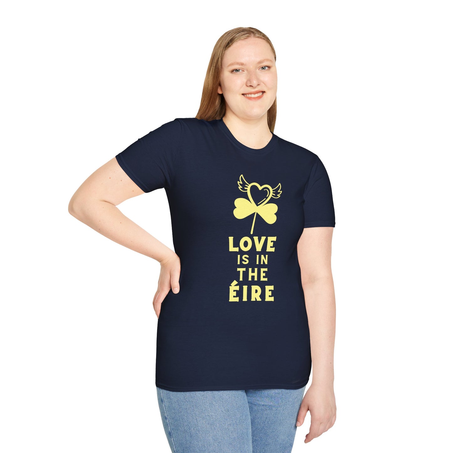 LOVE IS IN THE ÉIRE 2 Unisex Softstyle 100% Cotton T-Shirt