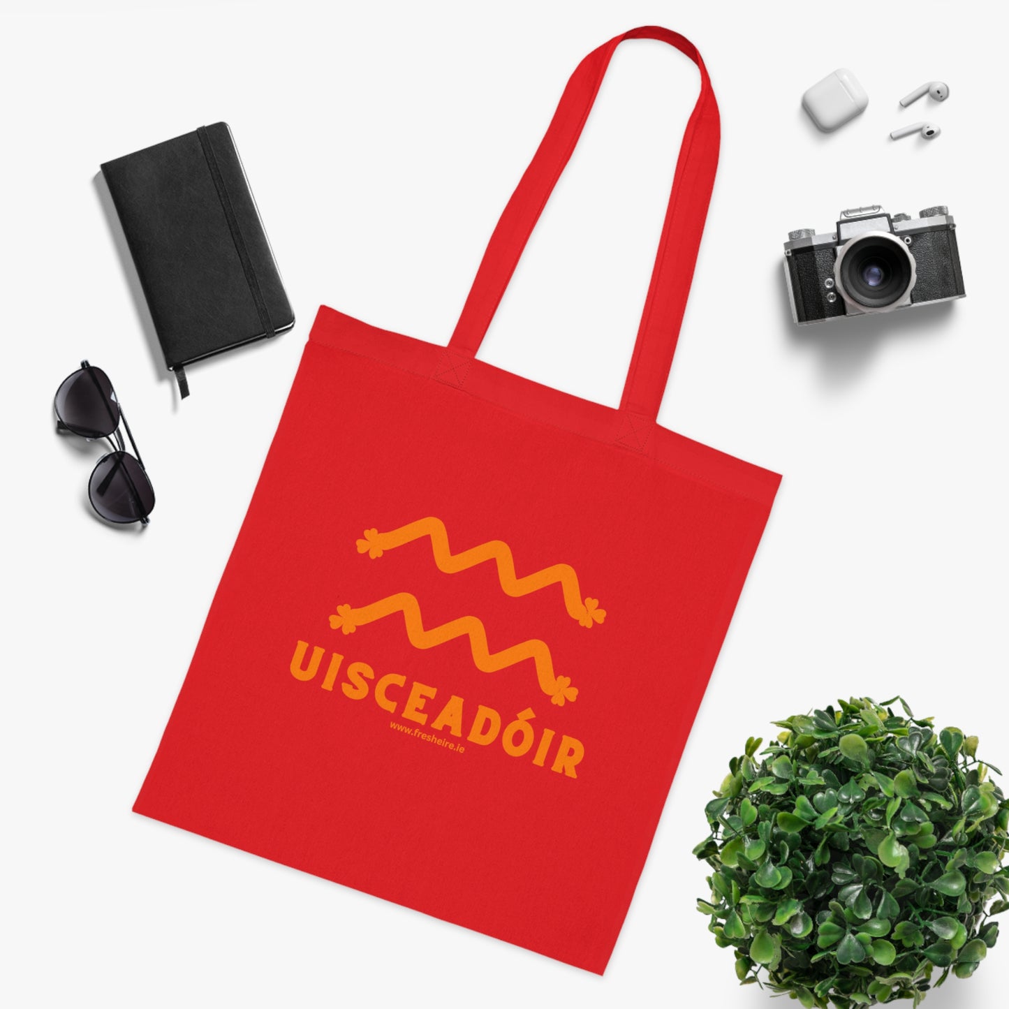 UISCEADÓIR 100% Cotton Tote Bag