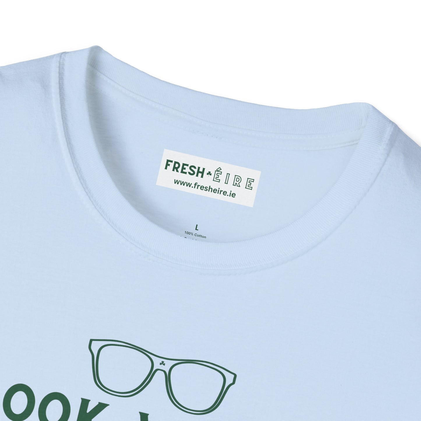 LOOK WHO'S AG CAINT Unisex Softstyle 100% Cotton T-Shirt
