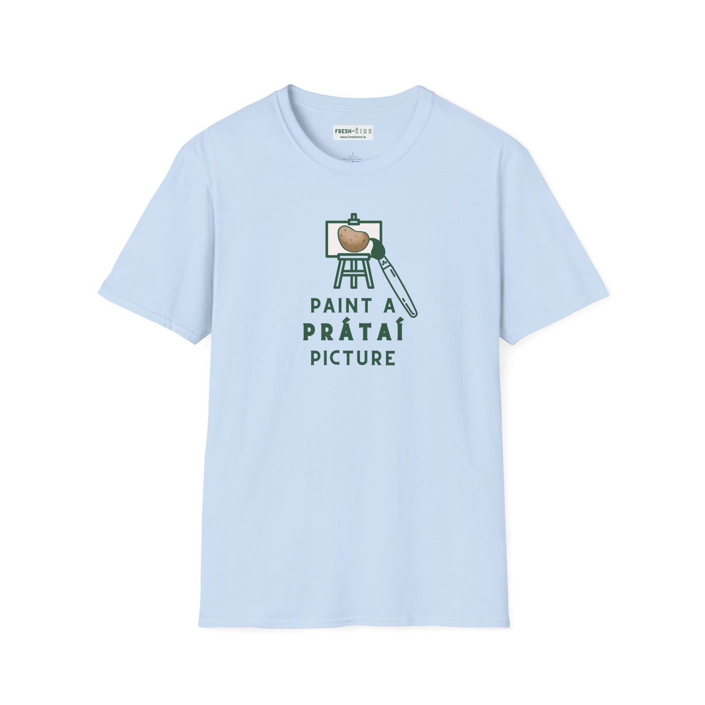 PAINT A PRÁTAÍ PICTURE Unisex Softstyle 100% Cotton T-Shirt