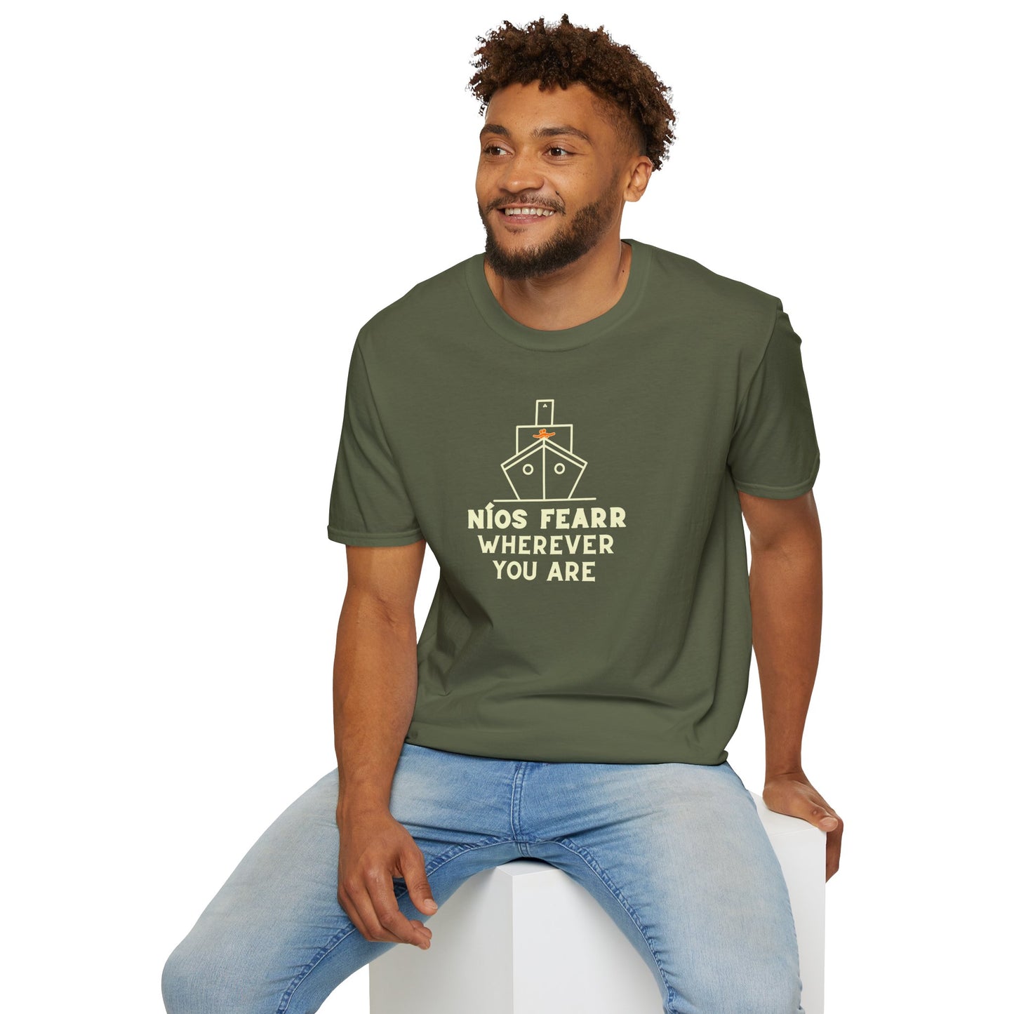 NÍOS FEARR WHEREVER YOU ARE Unisex Softstyle 100% Cotton T-Shirt