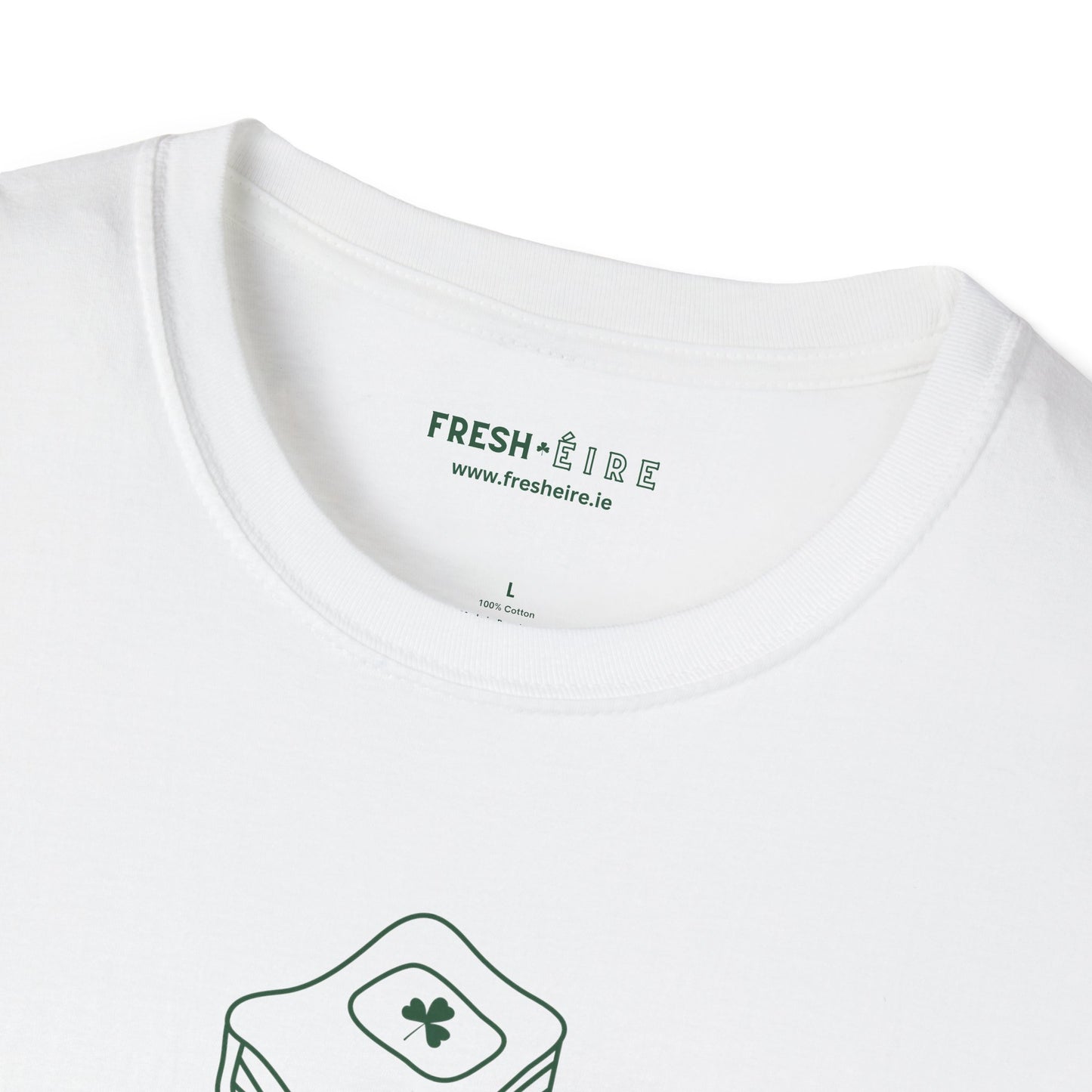 I KNOW FOCAL IN IRISH Unisex Softstyle 100% Cotton T-Shirt