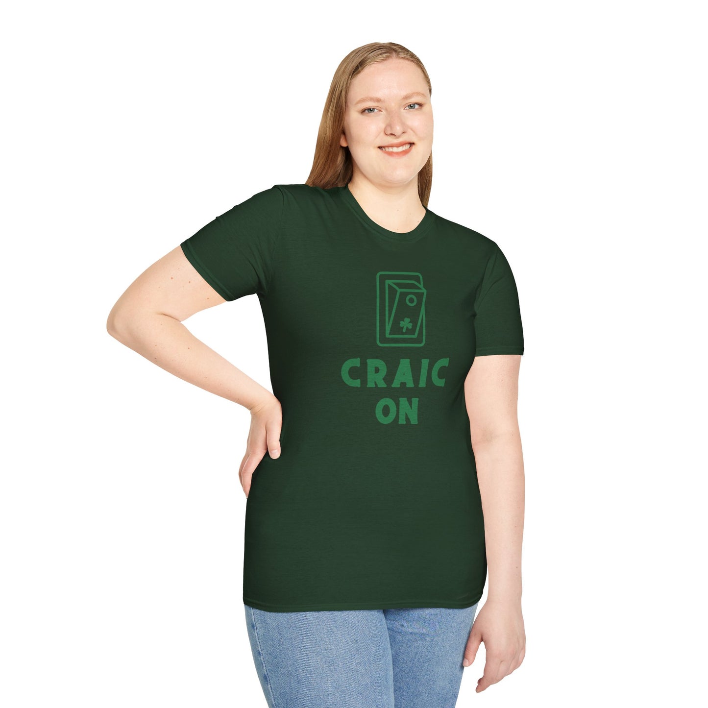 CRAIC ON Unisex Softstyle 100% Cotton T-Shirt