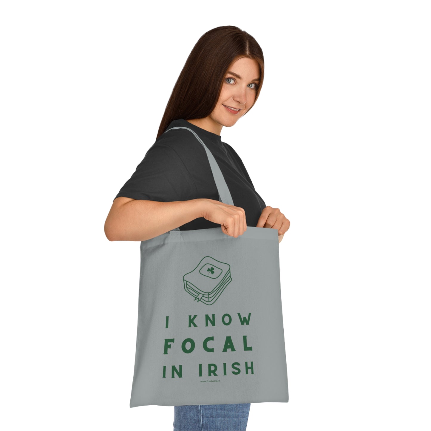 I KNOW FOCAL IN IRISH 100% Cotton Tote Bag