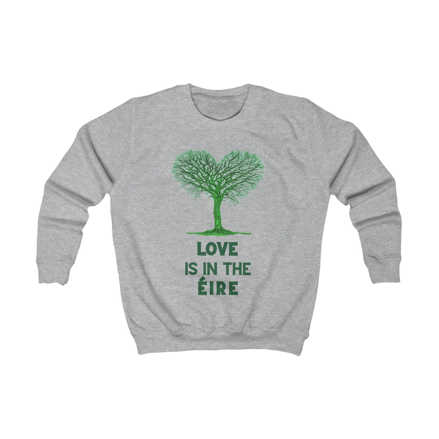 LOVE IS IN THE ÉIRE Kids Sweatshirt