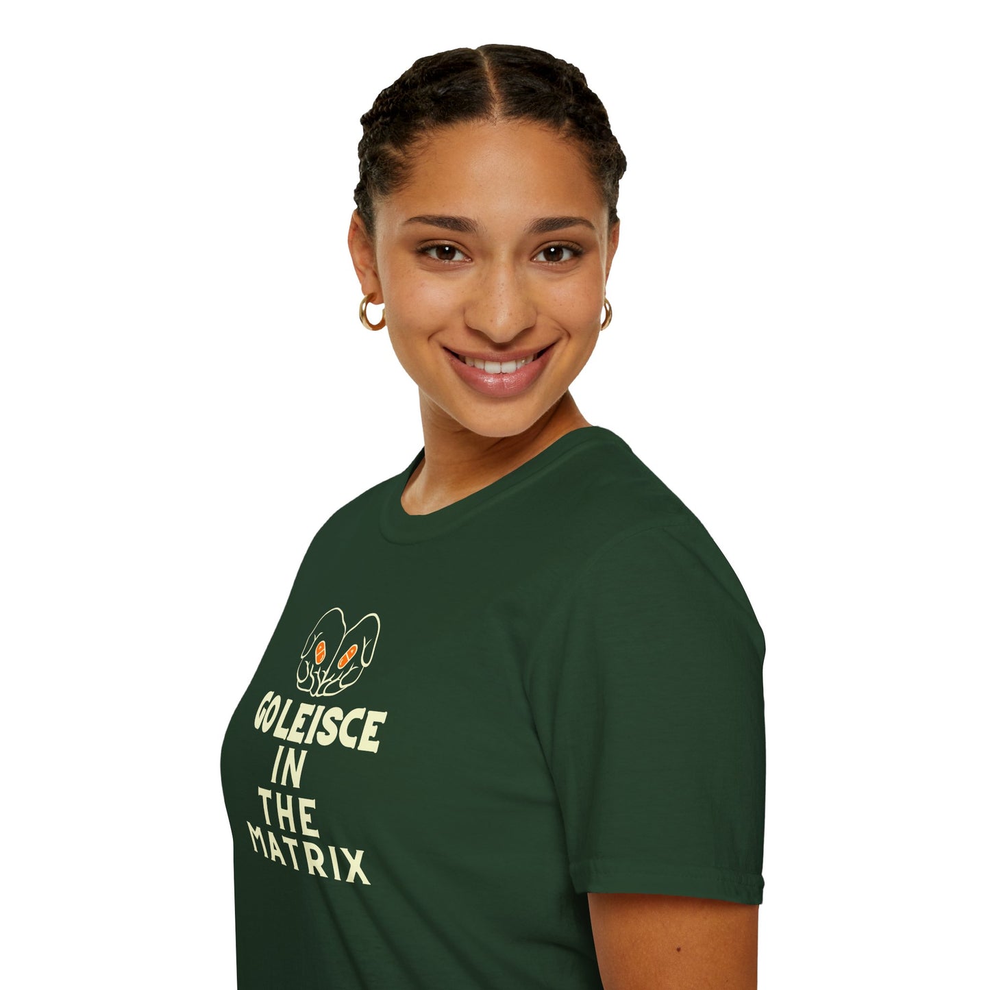 GO LEISCE IN THE MATRIX Unisex Softstyle 100% Cotton T-Shirt