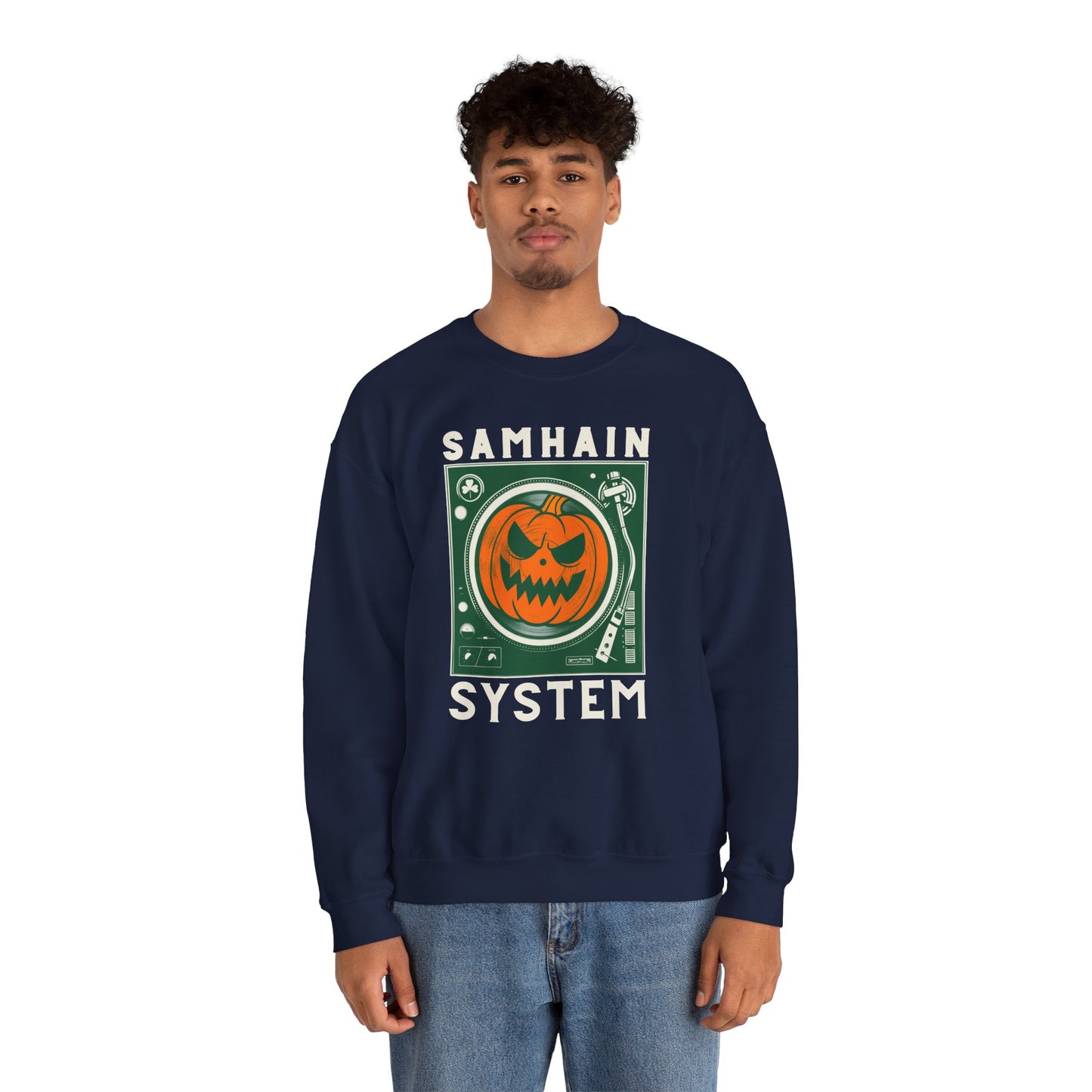 SAMHAIM SYSTEM Unisex Heavy Blend Crewneck Sweatshirt