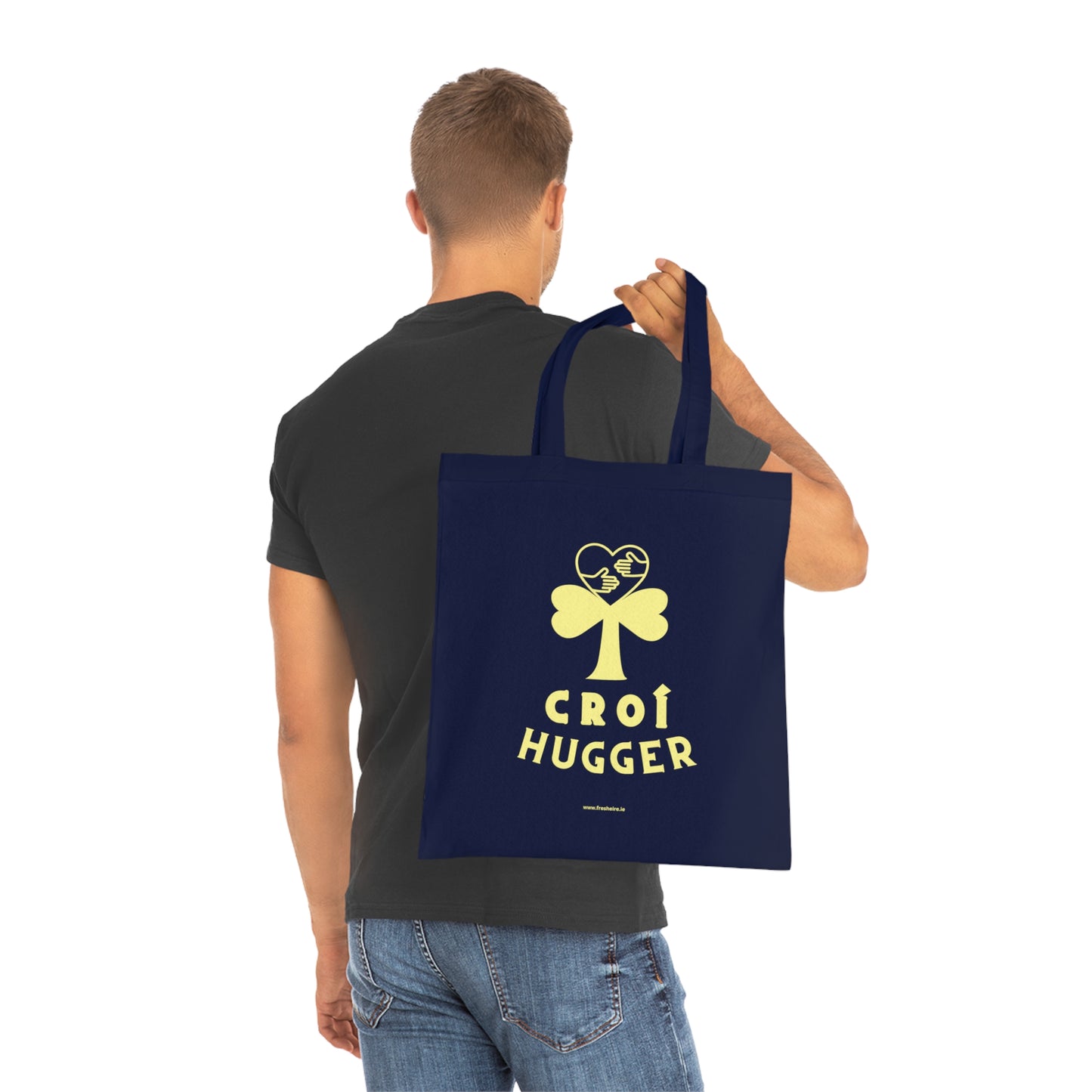 CROÍ HUGGER 100% Cotton Tote Bag