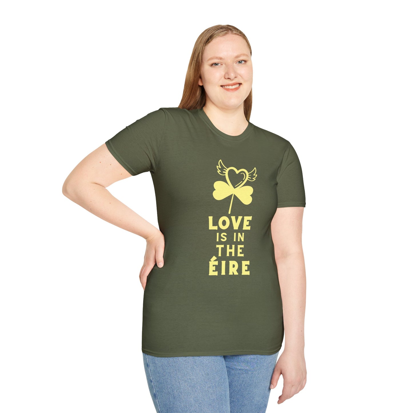 LOVE IS IN THE ÉIRE 2 Unisex Softstyle 100% Cotton T-Shirt
