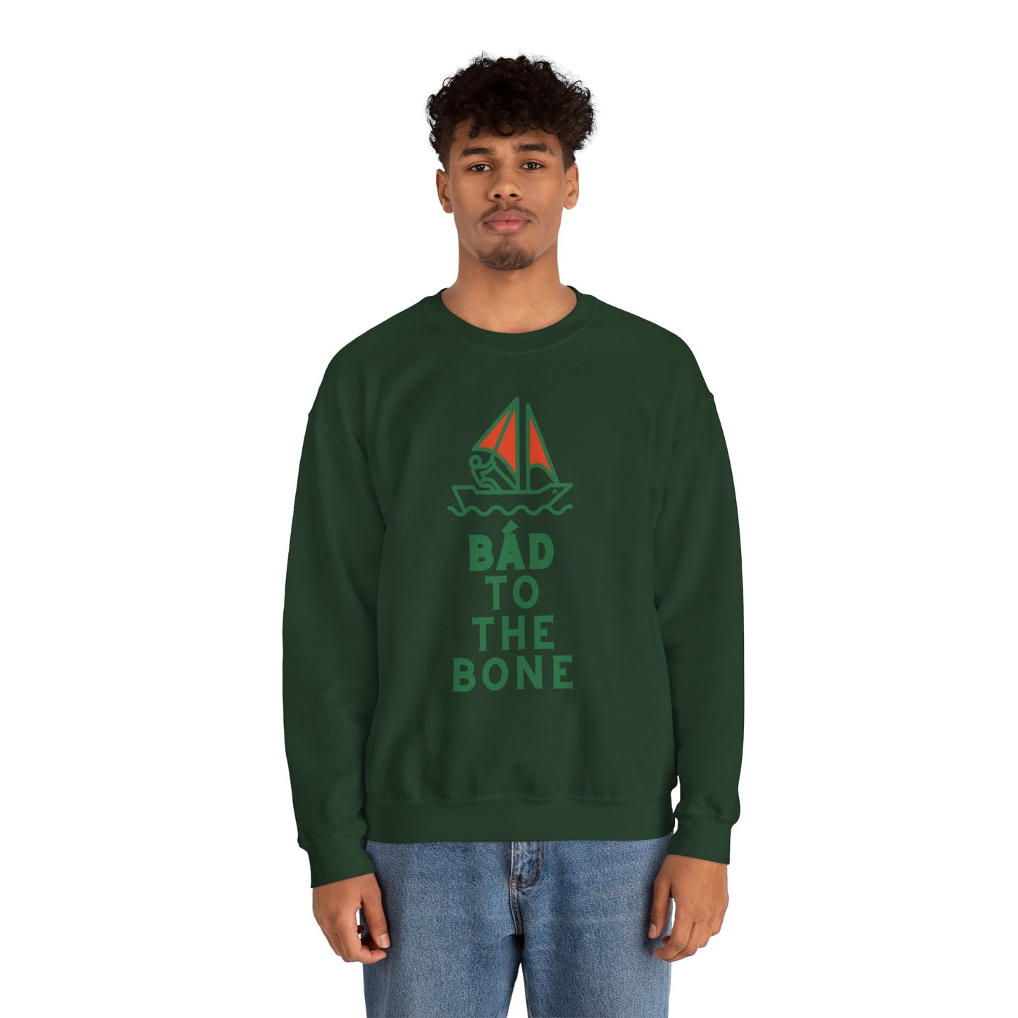 BÁD TO THE BONE Unisex Heavy Blend™ Crewneck Sweatshirt
