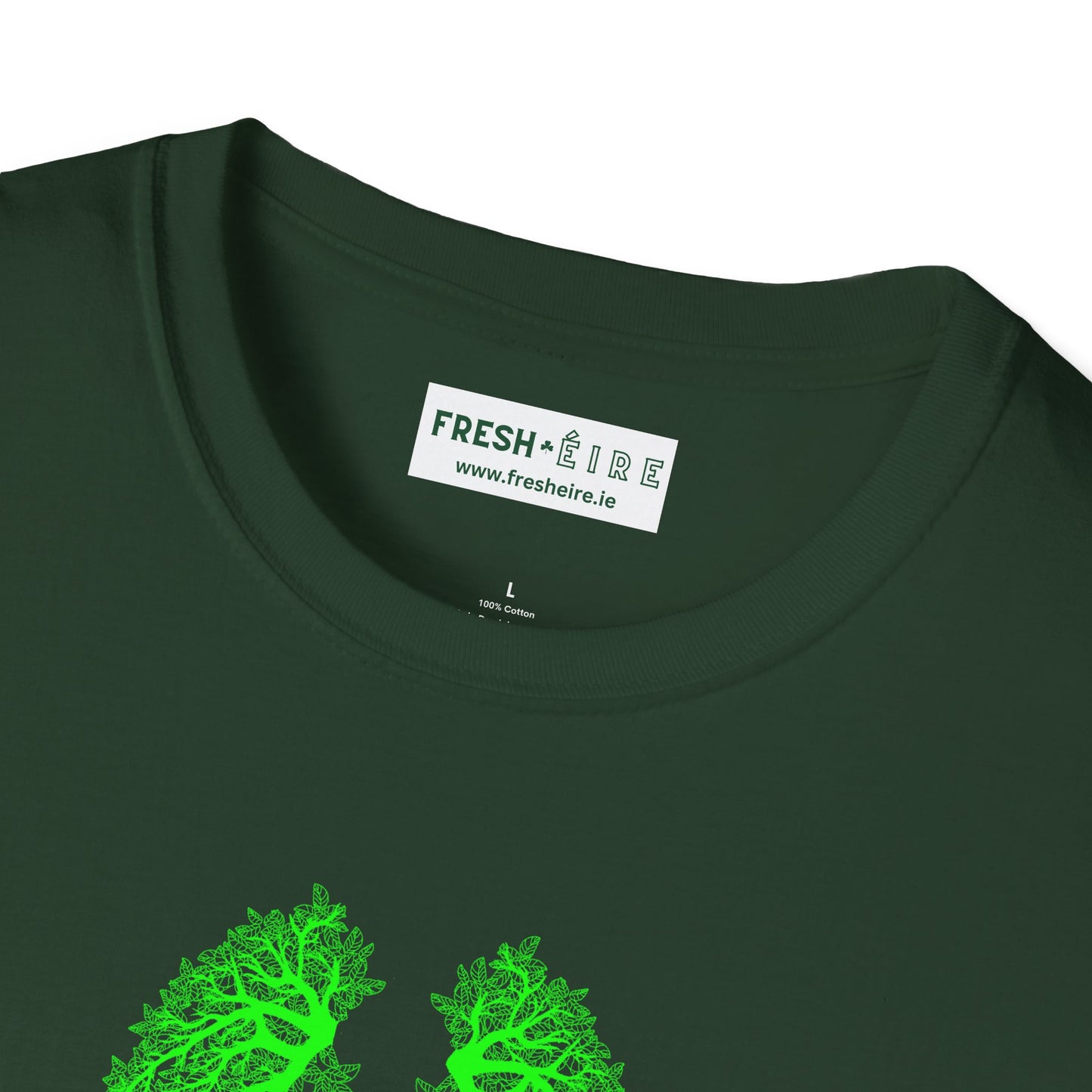 BREATH OF FRESH ÉIRE Unisex Softstyle 100% Cotton T-Shirt