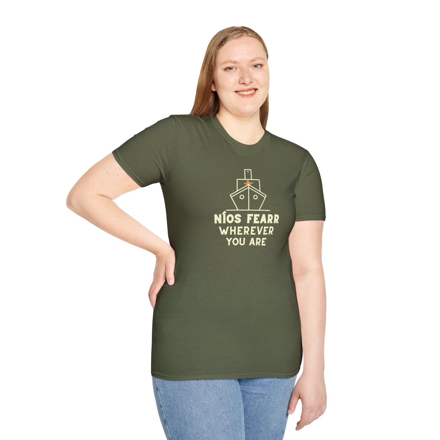 NÍOS FEARR WHEREVER YOU ARE Unisex Softstyle 100% Cotton T-Shirt