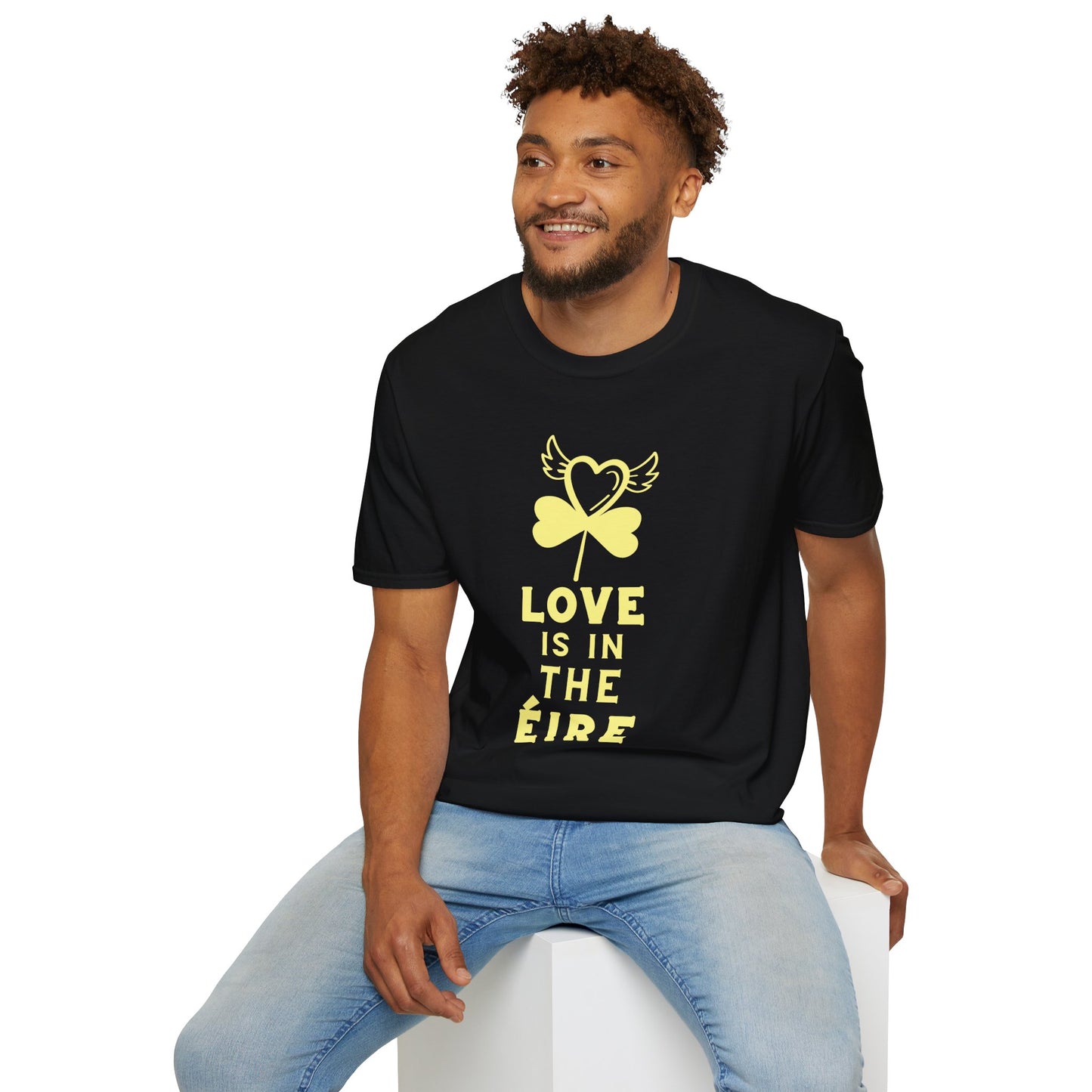 LOVE IS IN THE ÉIRE 2 Unisex Softstyle 100% Cotton T-Shirt