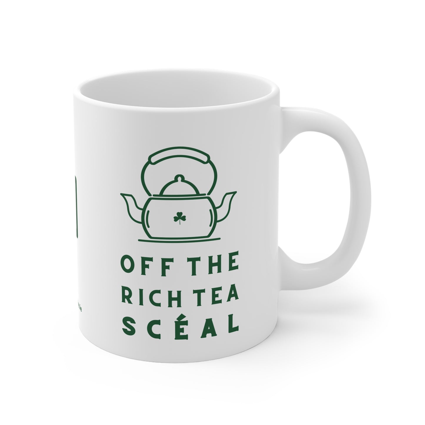 OFF THE RICH TEA SCÉAL 33cl White Ceramic Mug