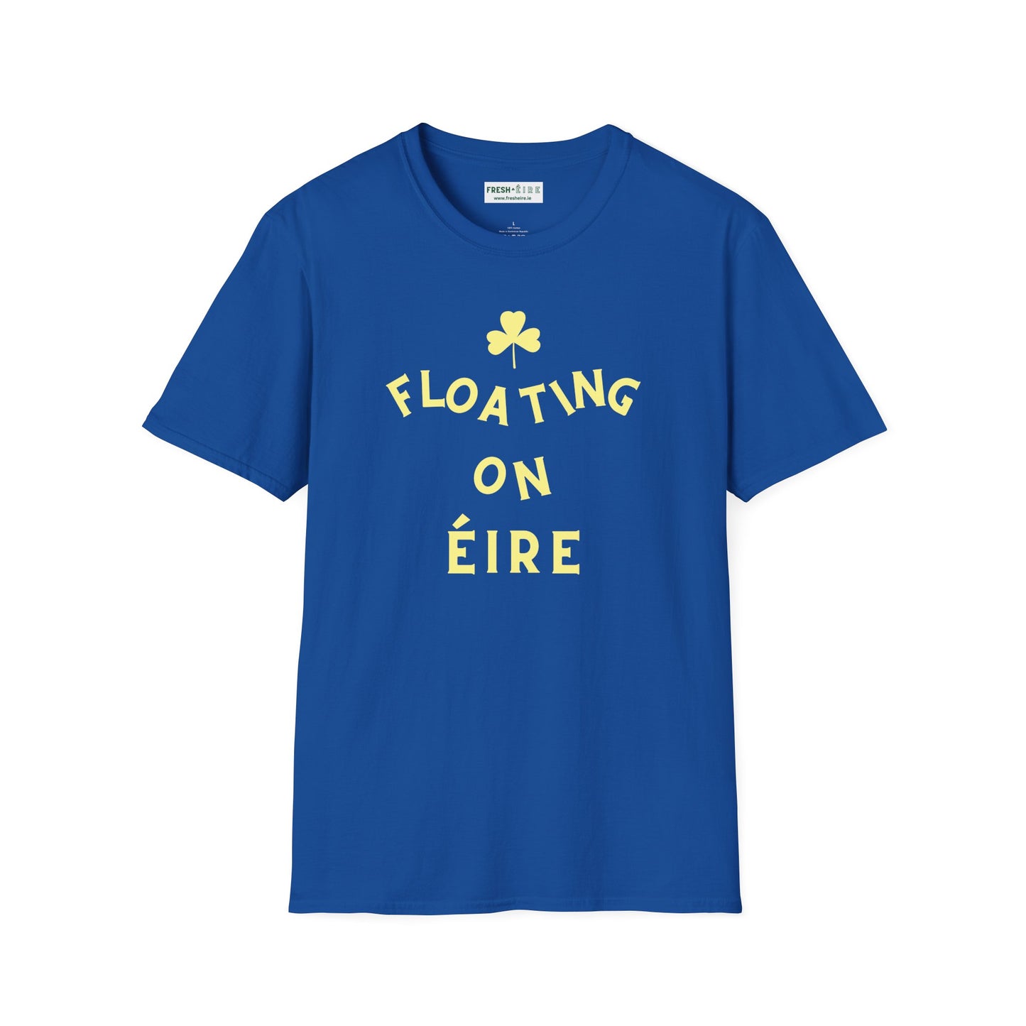FLOATING ON ÉIRE Unisex Softstyle 100% Cotton T-Shirt