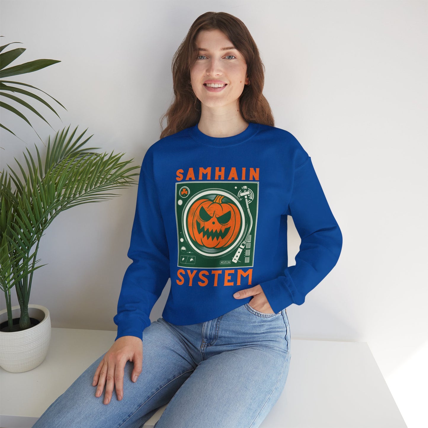 SAMHAIM SYSTEM Unisex Heavy Blend Crewneck Sweatshirt