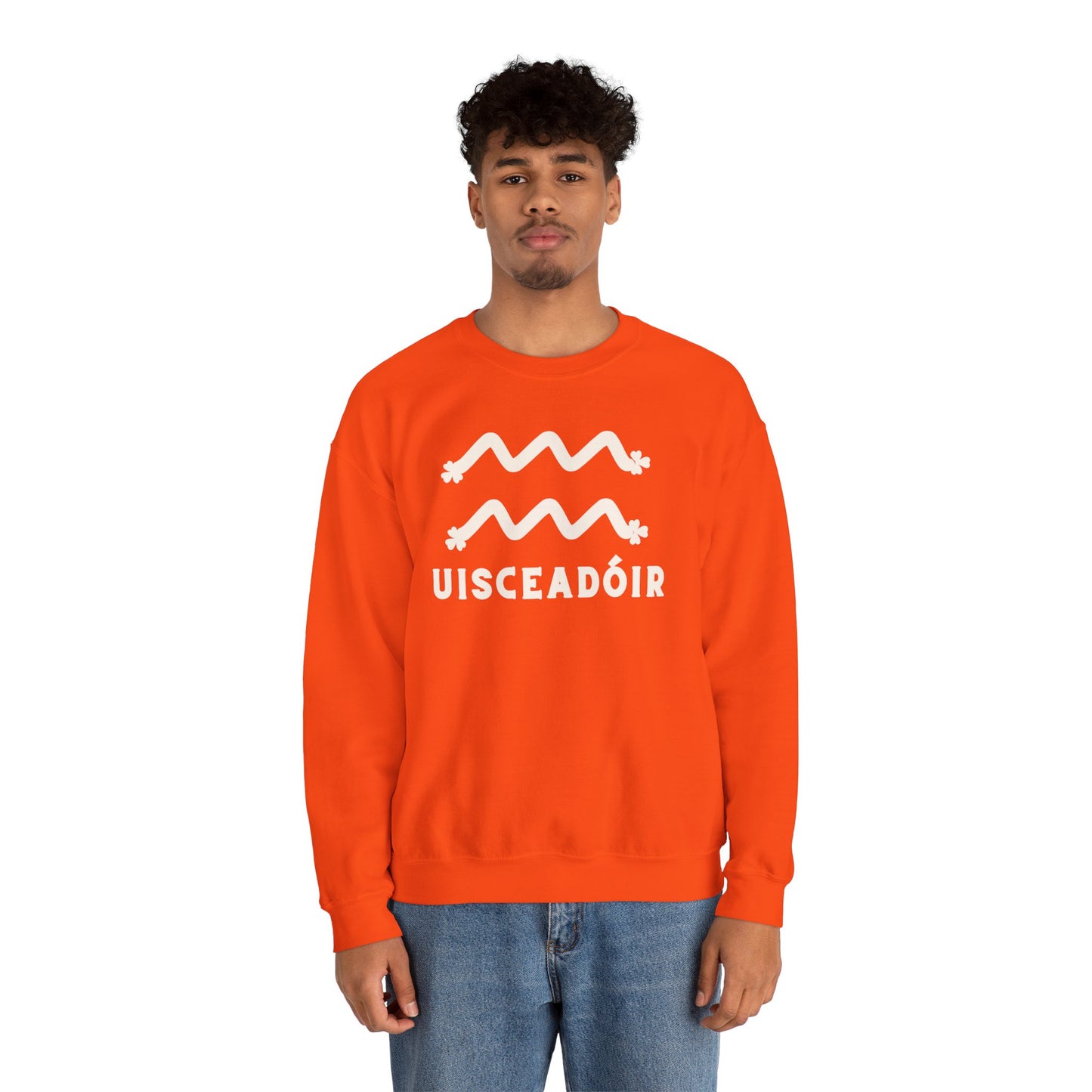 UISCEADÓIR Unisex Heavy Blend™ Crewneck Sweatshirt
