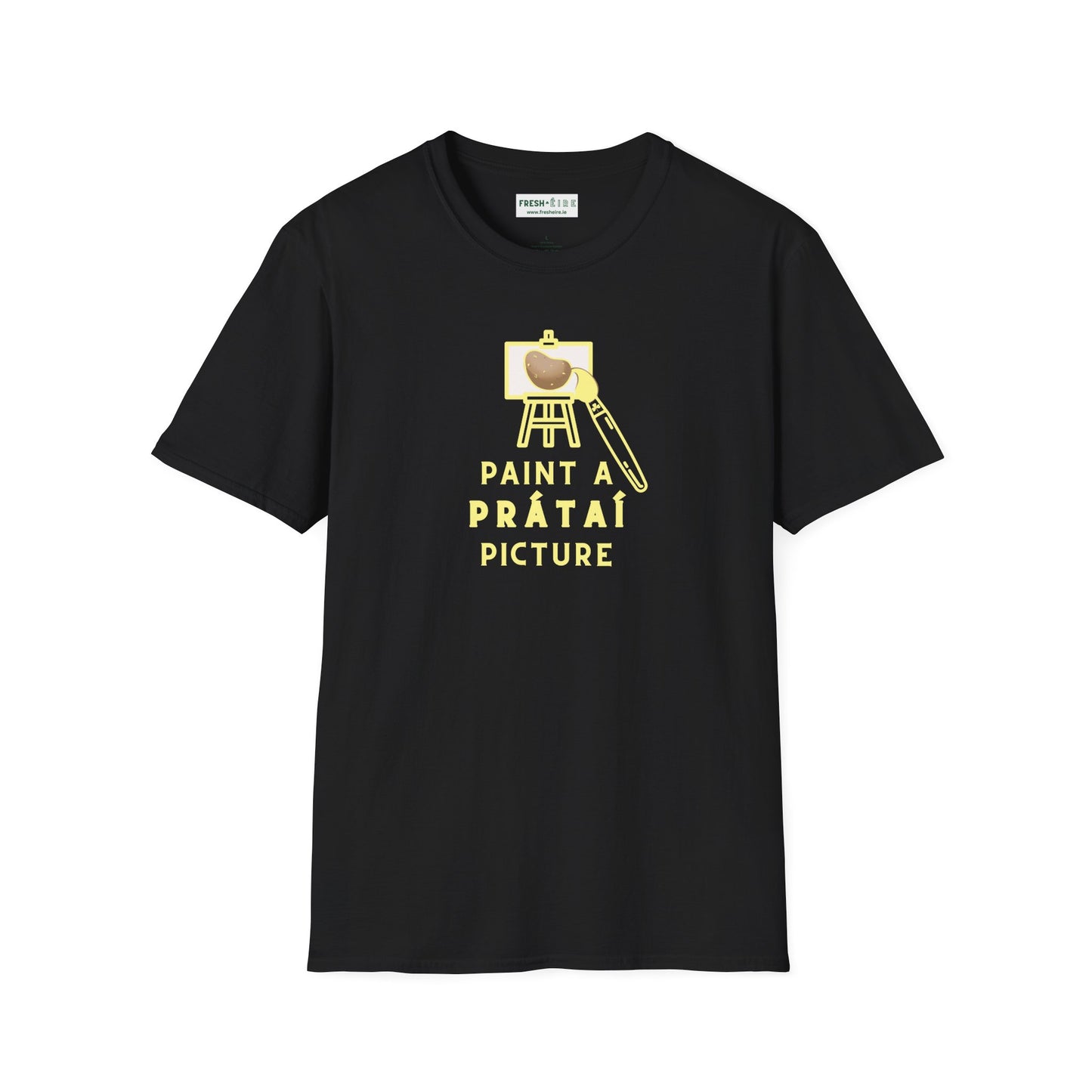 PAINT A PRÁTAÍ PICTURE Unisex Softstyle 100% Cotton T-Shirt