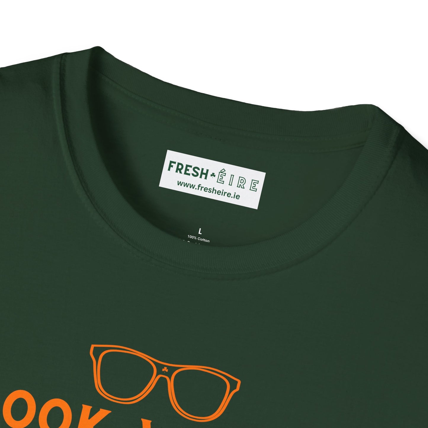 LOOK WHO'S AG CAINT Unisex Softstyle 100% Cotton T-Shirt
