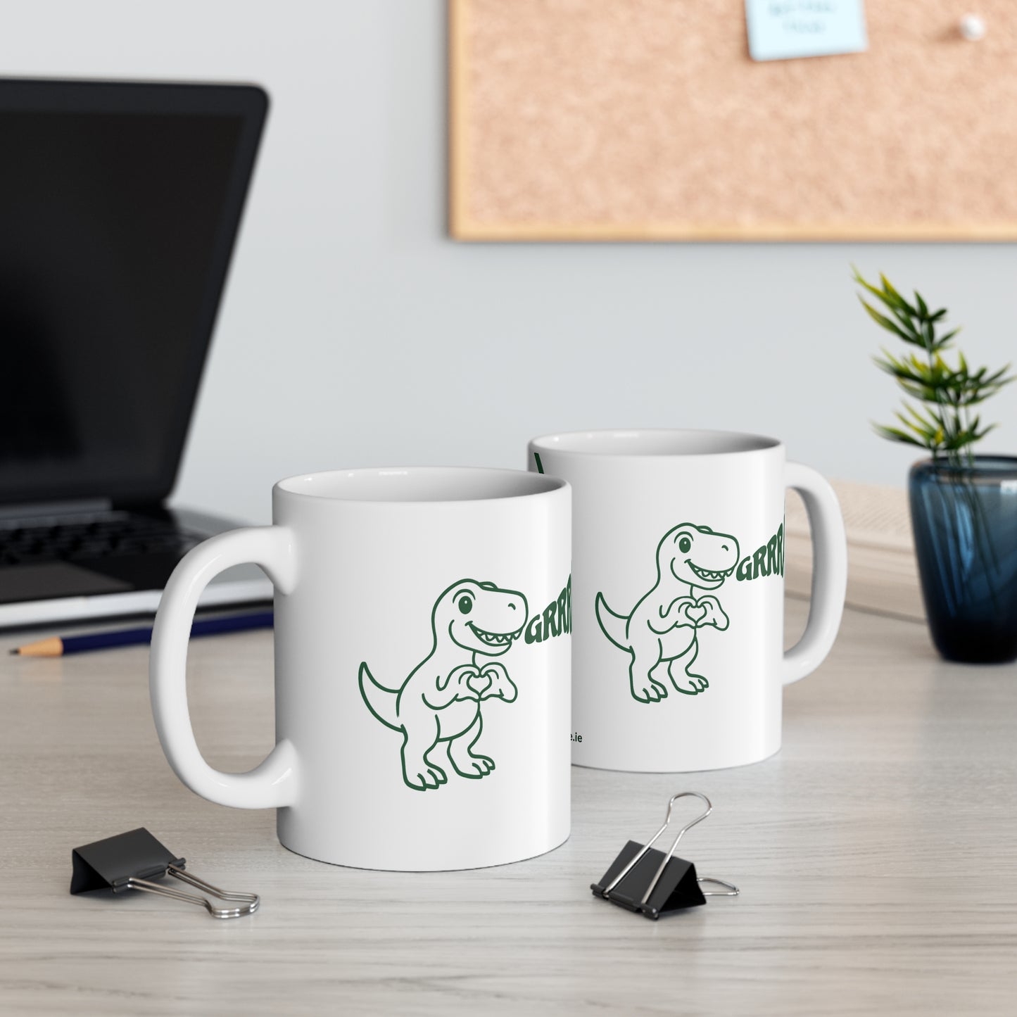 GRRRÁ 33cl White Ceramic Mug
