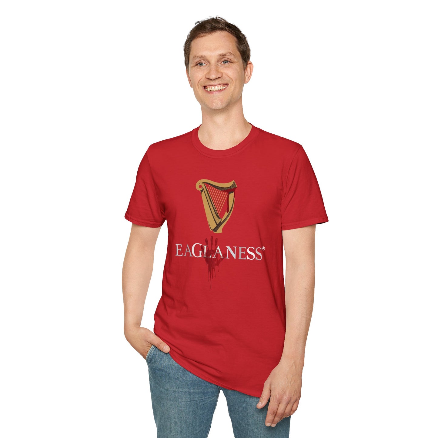 EAGLANESS 100% Cotton Unisex Softstyle T-Shirt